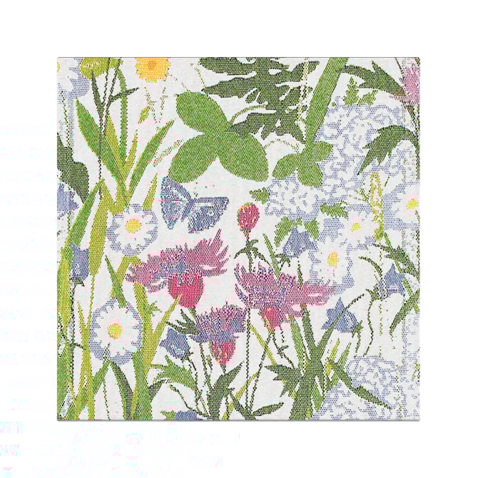 Ekelund Linneväveri Serviette en tissu Sommartid 35x35 cm Multi