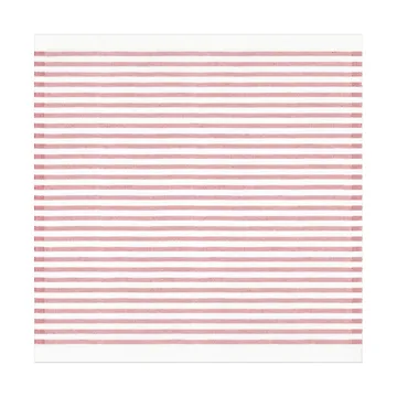 Serviette en tissu Tvärs 50x50 cm - Rouge - Ekelund Linneväveri