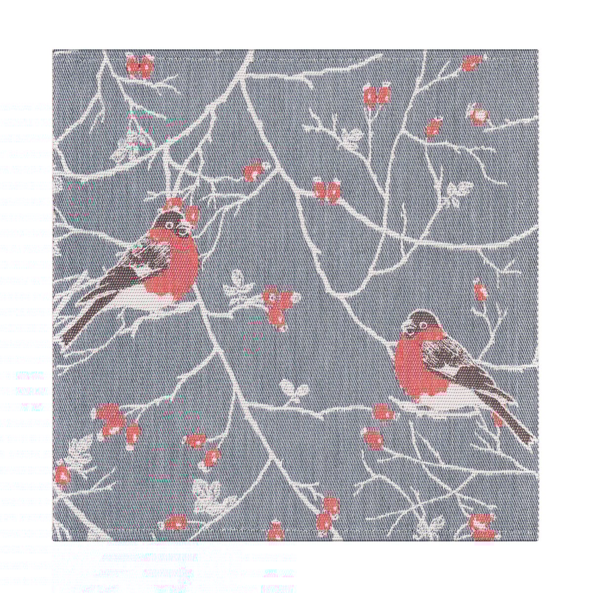 Ekelund Linneväveri Serviette Frostkvist 35x35 cm Gris-rouge