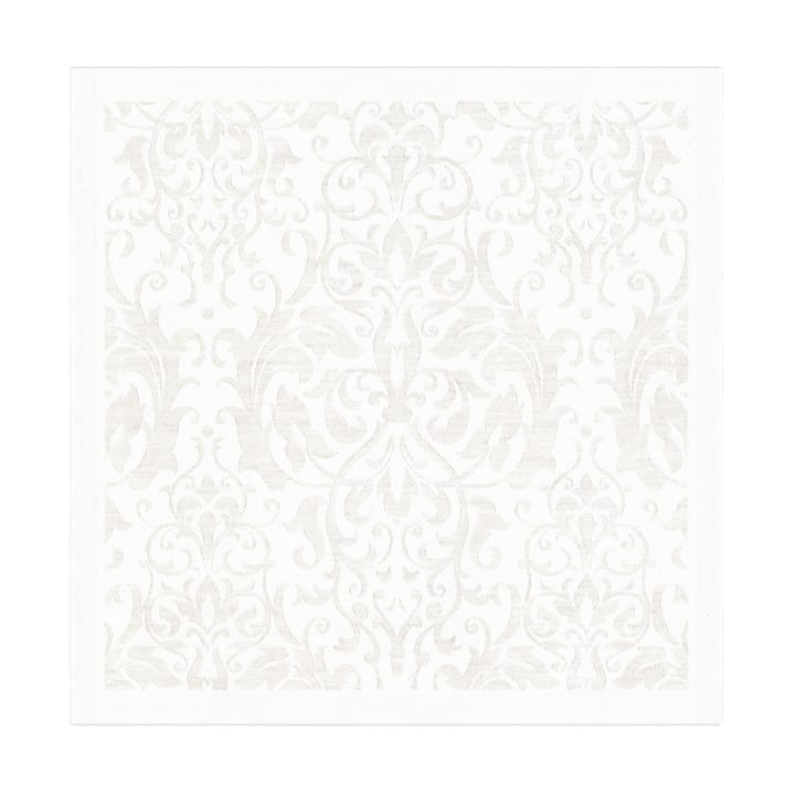Serviette Médaillon 35x35 cm - Blanc - Ekelund Linneväveri