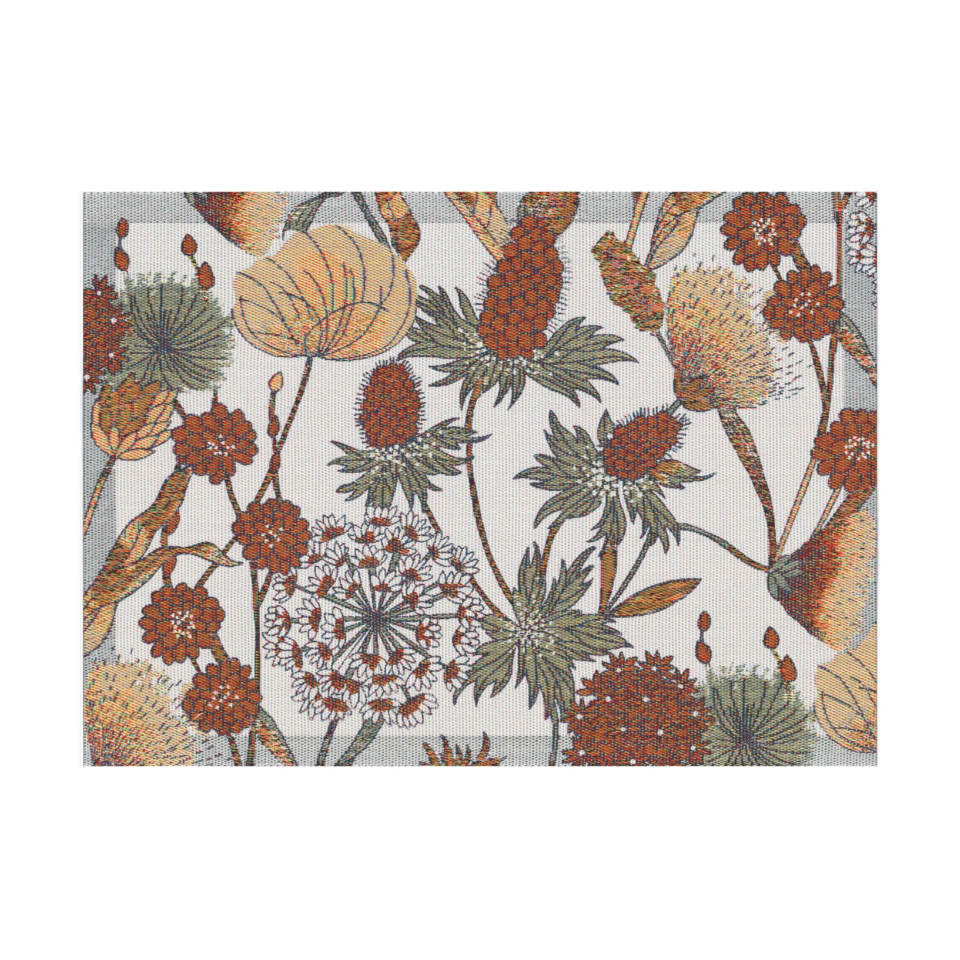 Set de table Autumn 35x48 cm, Marron-rouge Ekelund Linneväveri