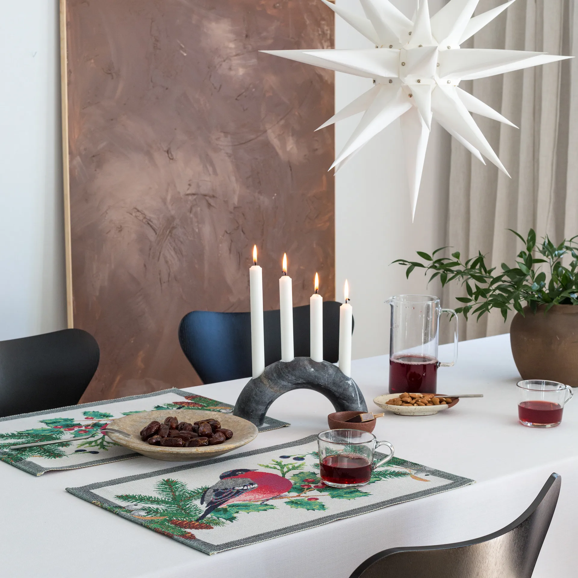 Set de table Domherre 35x48 cm, Multi Ekelund Linneväveri