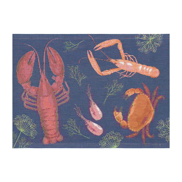 Set de table festin de fruits de mer - 35x48 cm  - Ekelund Linneväveri