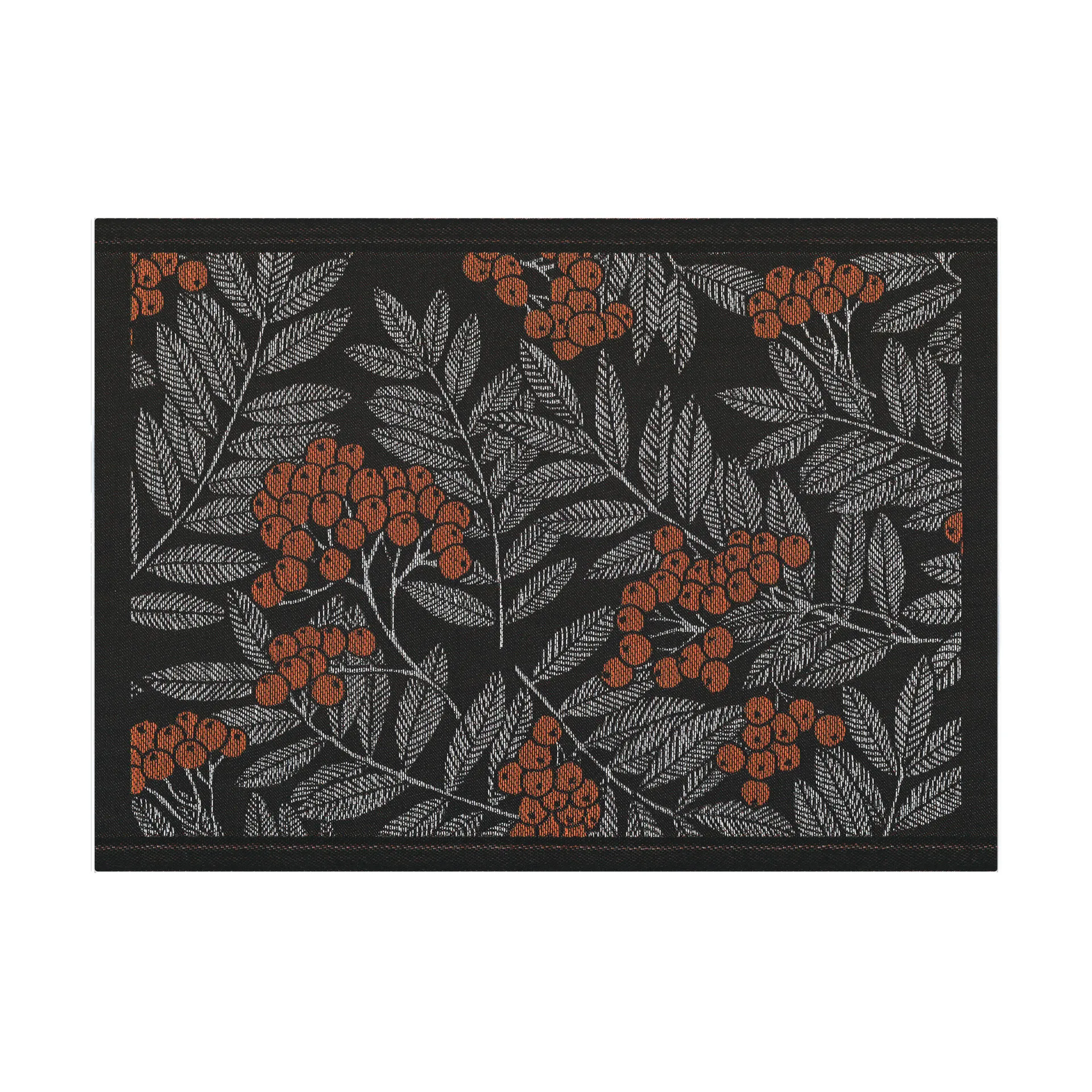 Set de table feuilles de sorbier, 35x48 cm  Ekelund Linneväveri