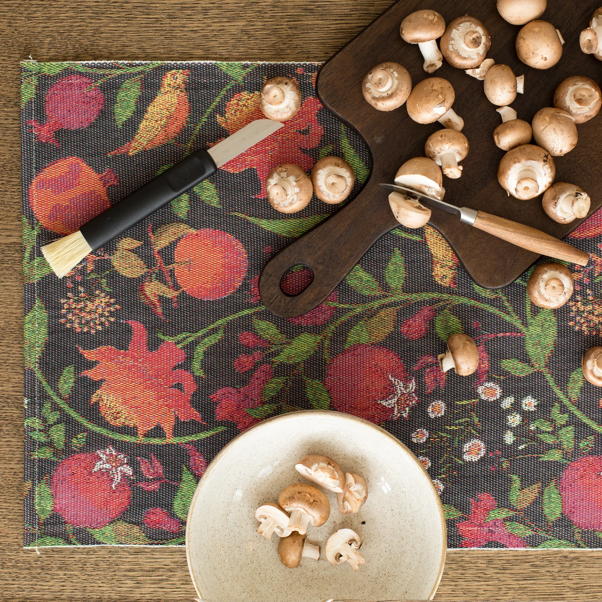 Set de table Fruktrik 35x48 cm, Multi Ekelund Linneväveri