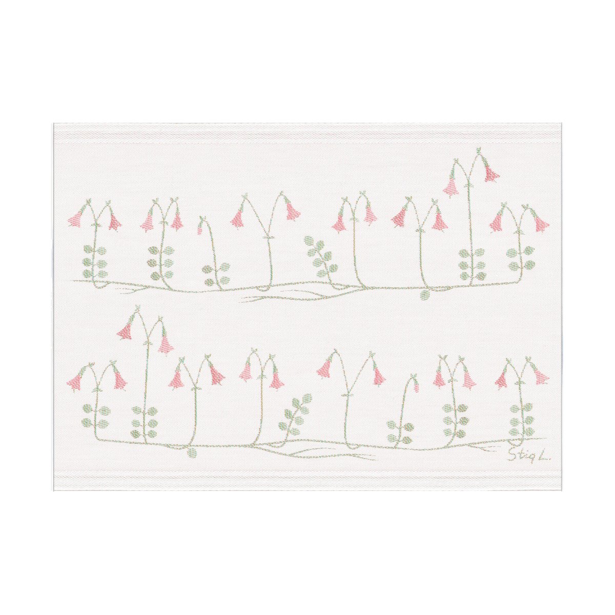 Ekelund Linneväveri Set de table Linnea 35x48 cm Rose
