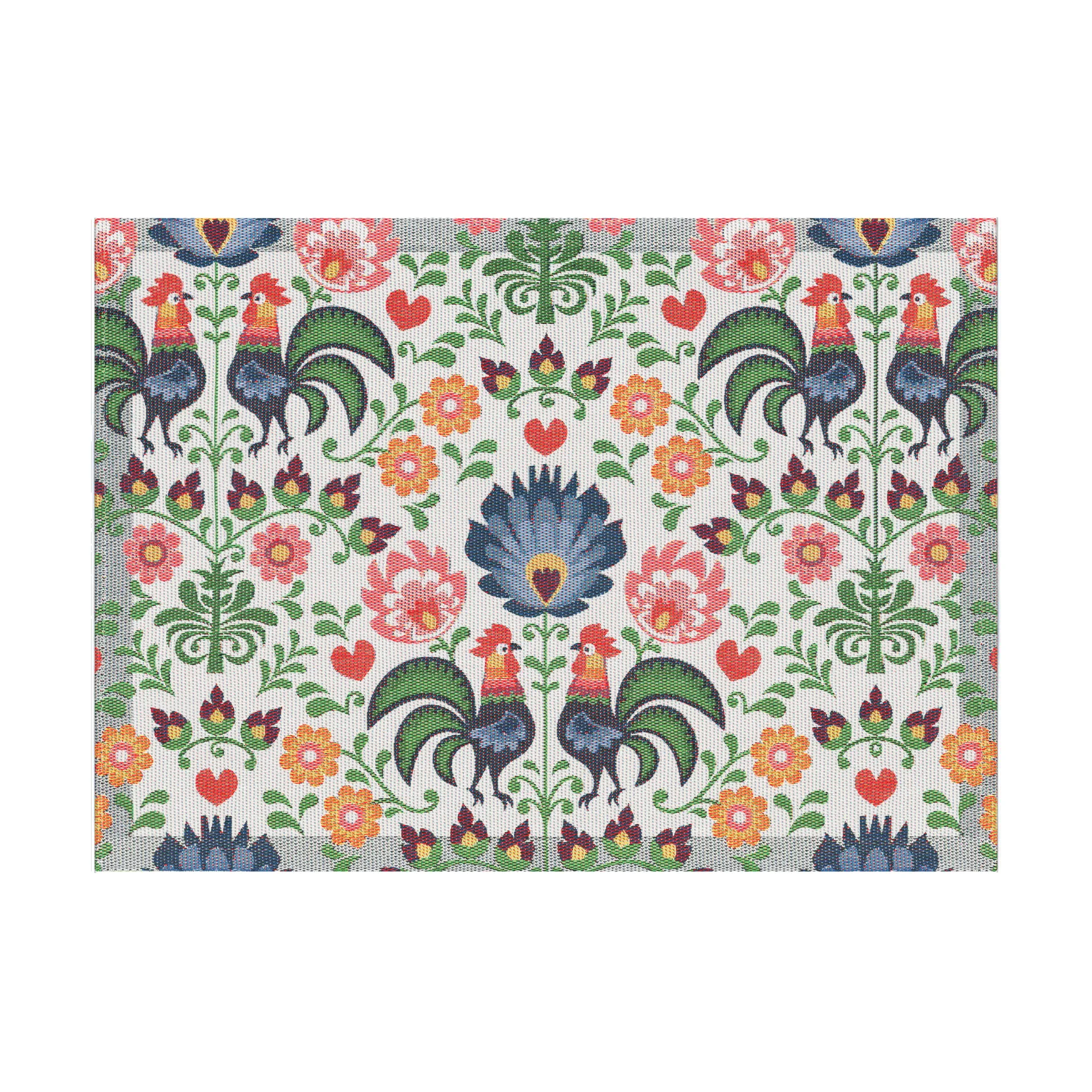 Set de table Rooster 35x48 cm, Multi Ekelund Linneväveri