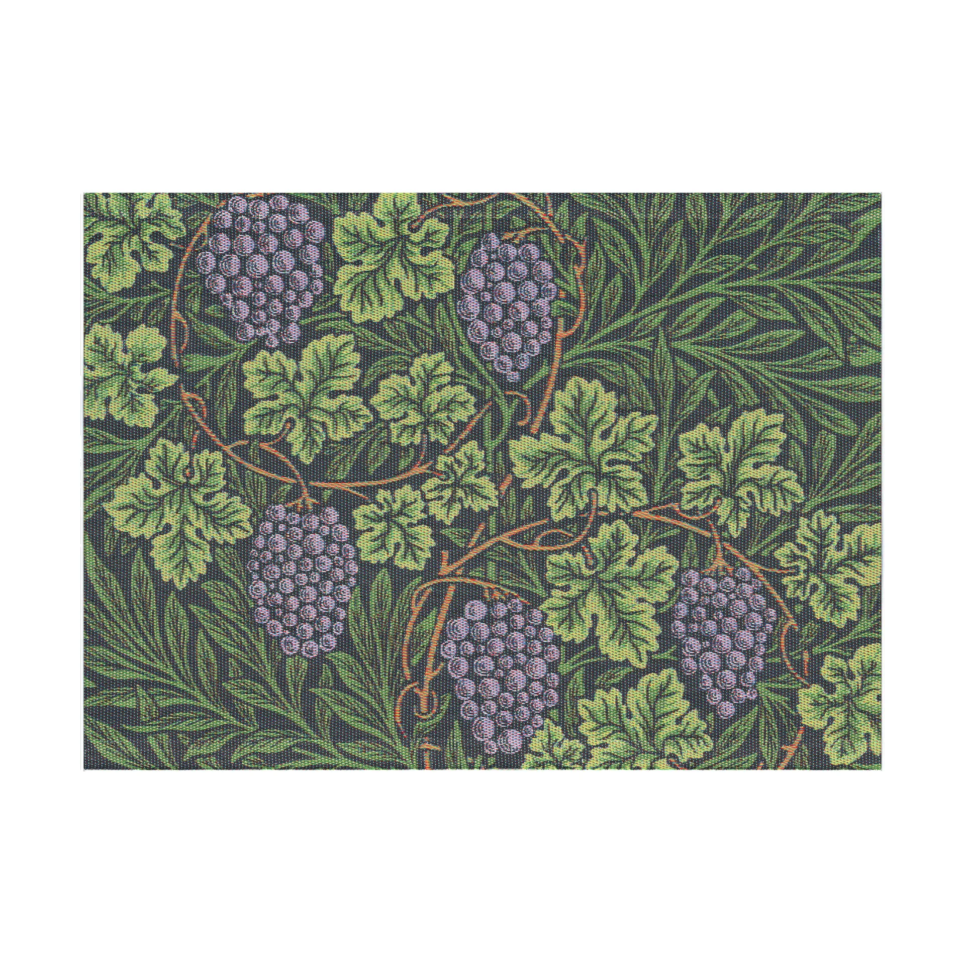 Set de table Vine 35x48 cm, Vert Ekelund Linneväveri