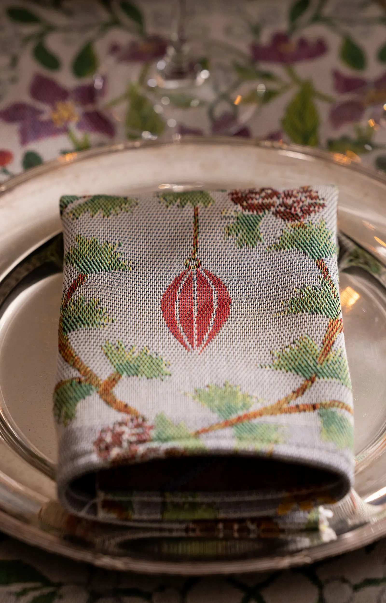 Sous-assiette Julefröjd 35x48 cm, Multi Ekelund Linneväveri