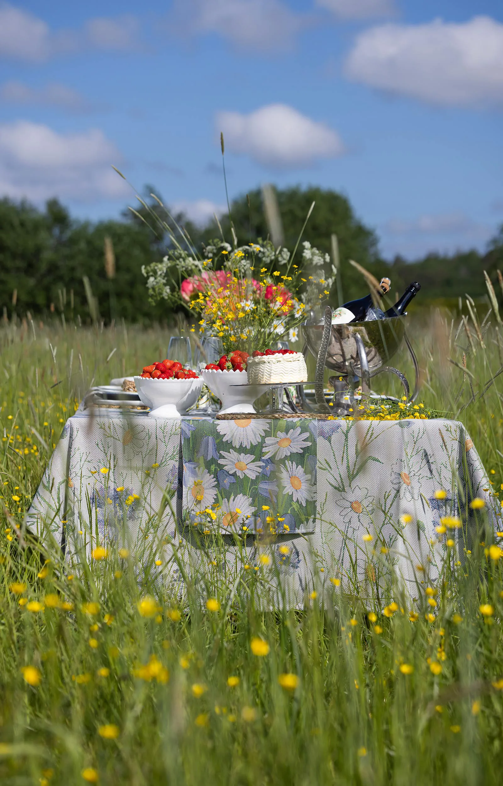 Sous-assiette Sommar 35x48 cm, Multi Ekelund Linneväveri