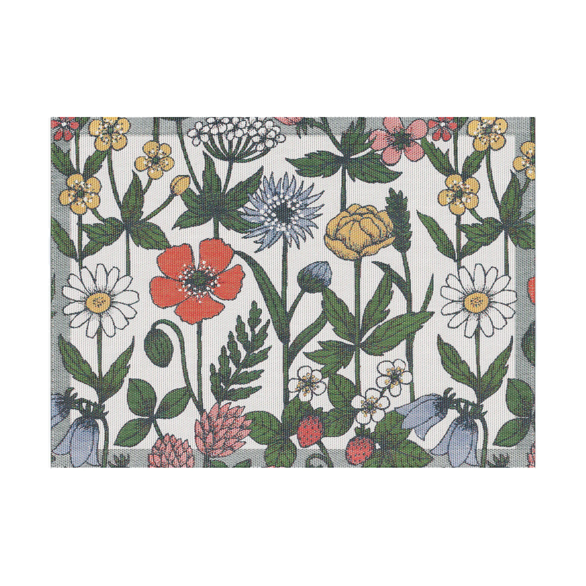 Sous-assiette Vildblomster 35x48 cm, Multi Ekelund Linneväveri