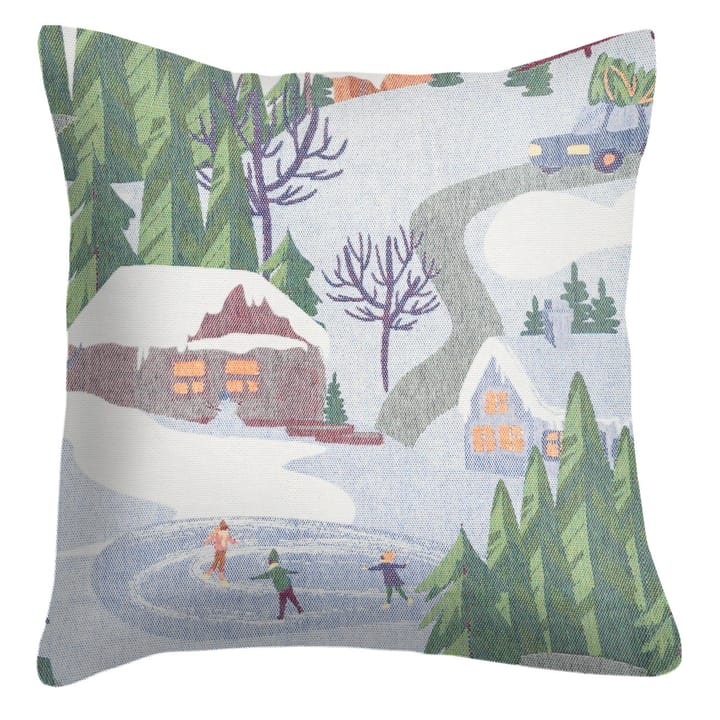 Taie Vinterliv 40x40 cm - Multi - Ekelund Linneväveri