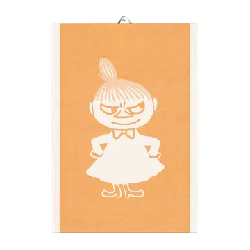 Torchon Big little My orange - 35x50 cm - Ekelund Linneväveri