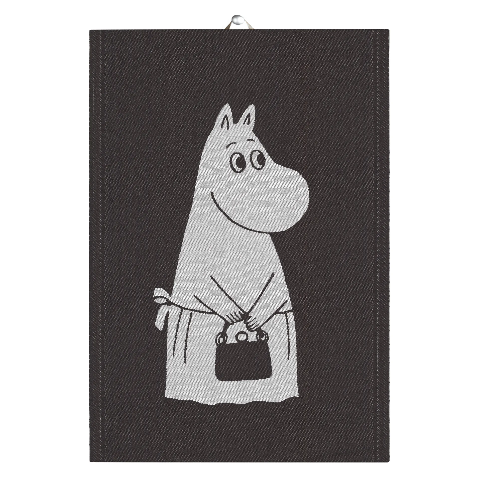 Torchon Big Moominmamma 35x50cm, Noir Ekelund Linneväveri