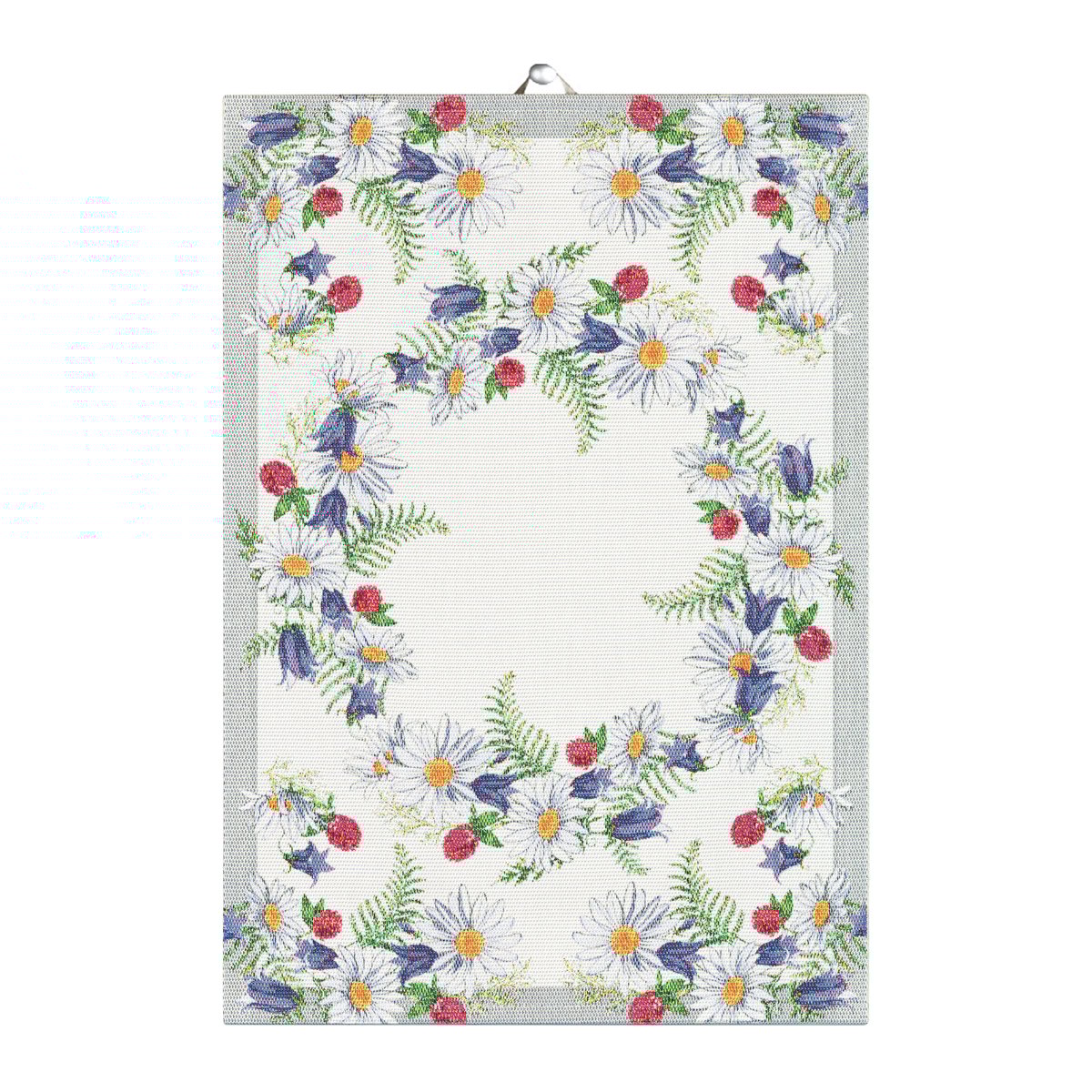 Ekelund Linneväveri Torchon Blomkrans 35x50 cm Multi
