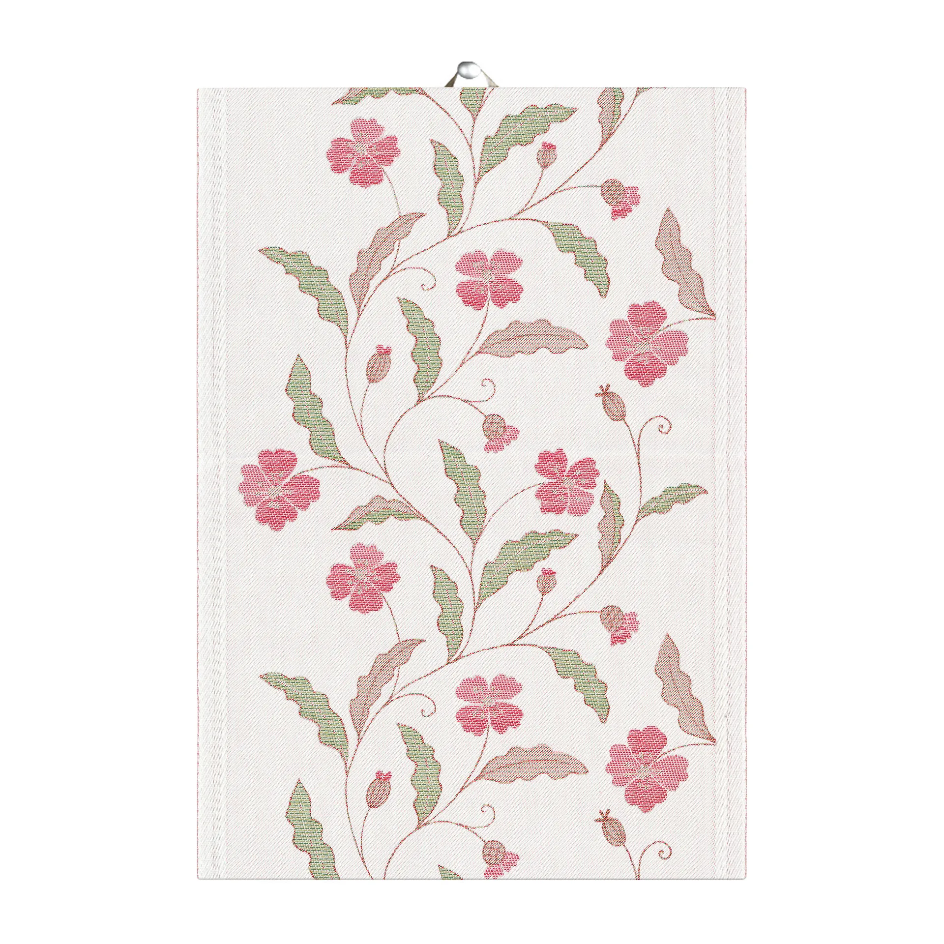 Torchon coquelicots, 35x50 cm  Ekelund Linneväveri