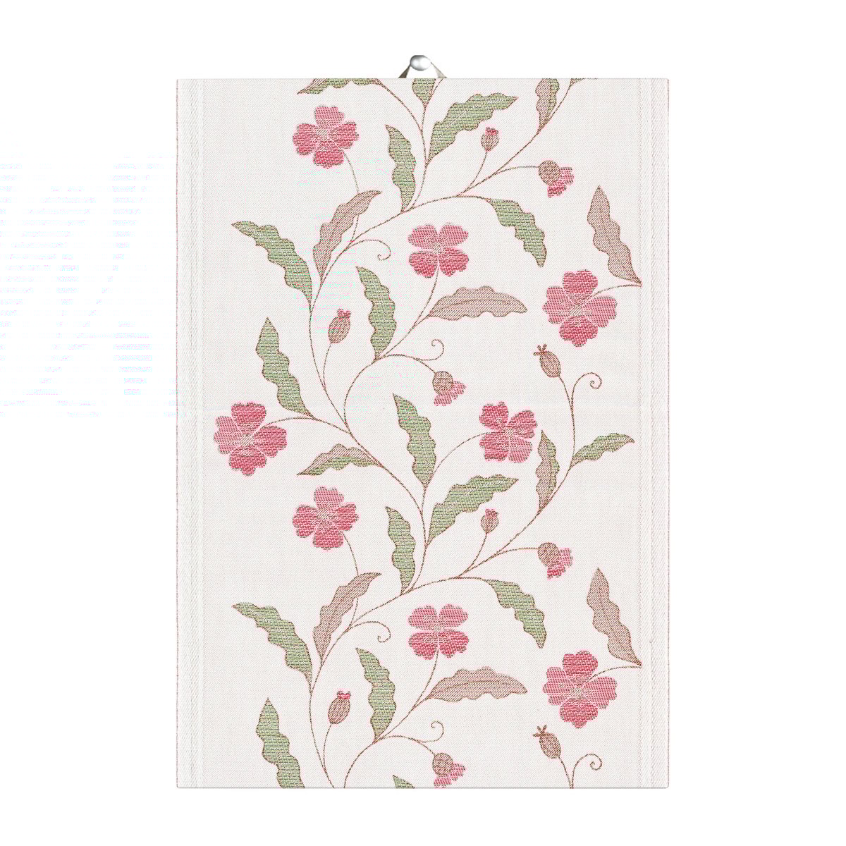 Ekelund Linneväveri Torchon coquelicots 35x50 cm | Design Scandinave | Torchons | Rose
