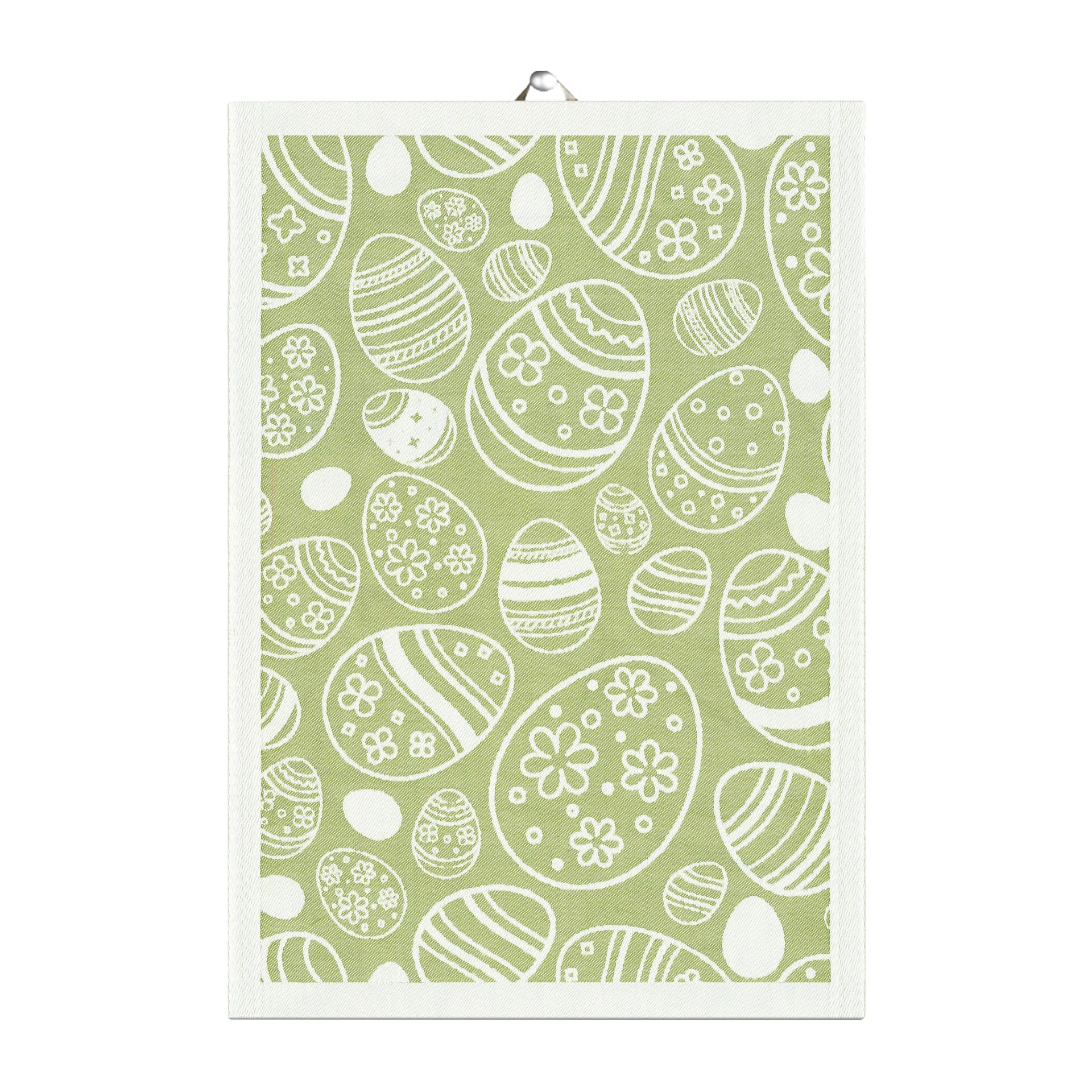 Torchon Easter Egg 35x50 cm, Vert Ekelund Linneväveri