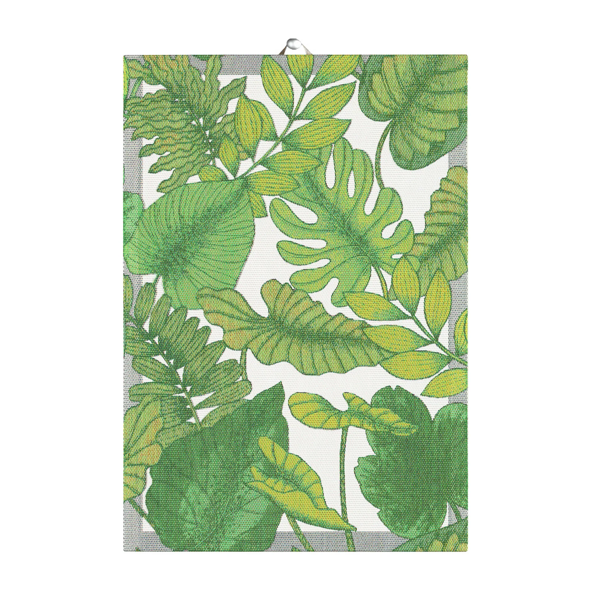 Torchon Foliage 35x50 cm, Vert Ekelund Linneväveri