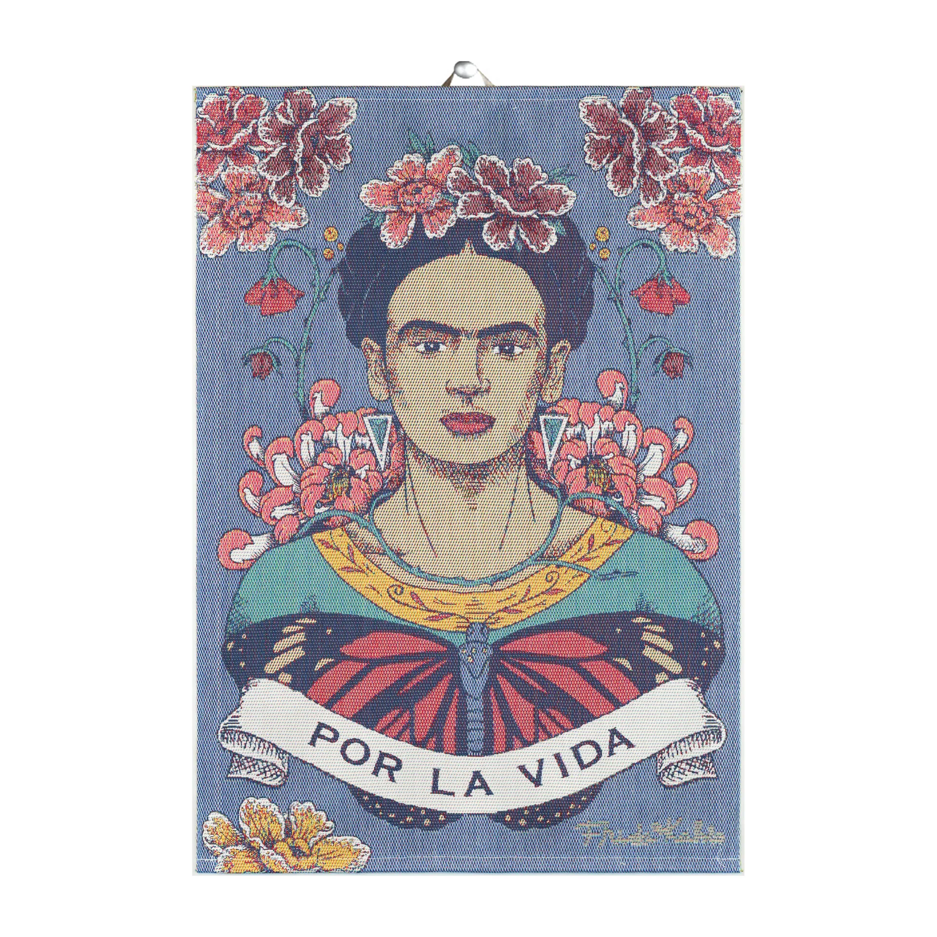 Torchon Frida Kahlo 35x50 cm, Vida Ekelund Linneväveri