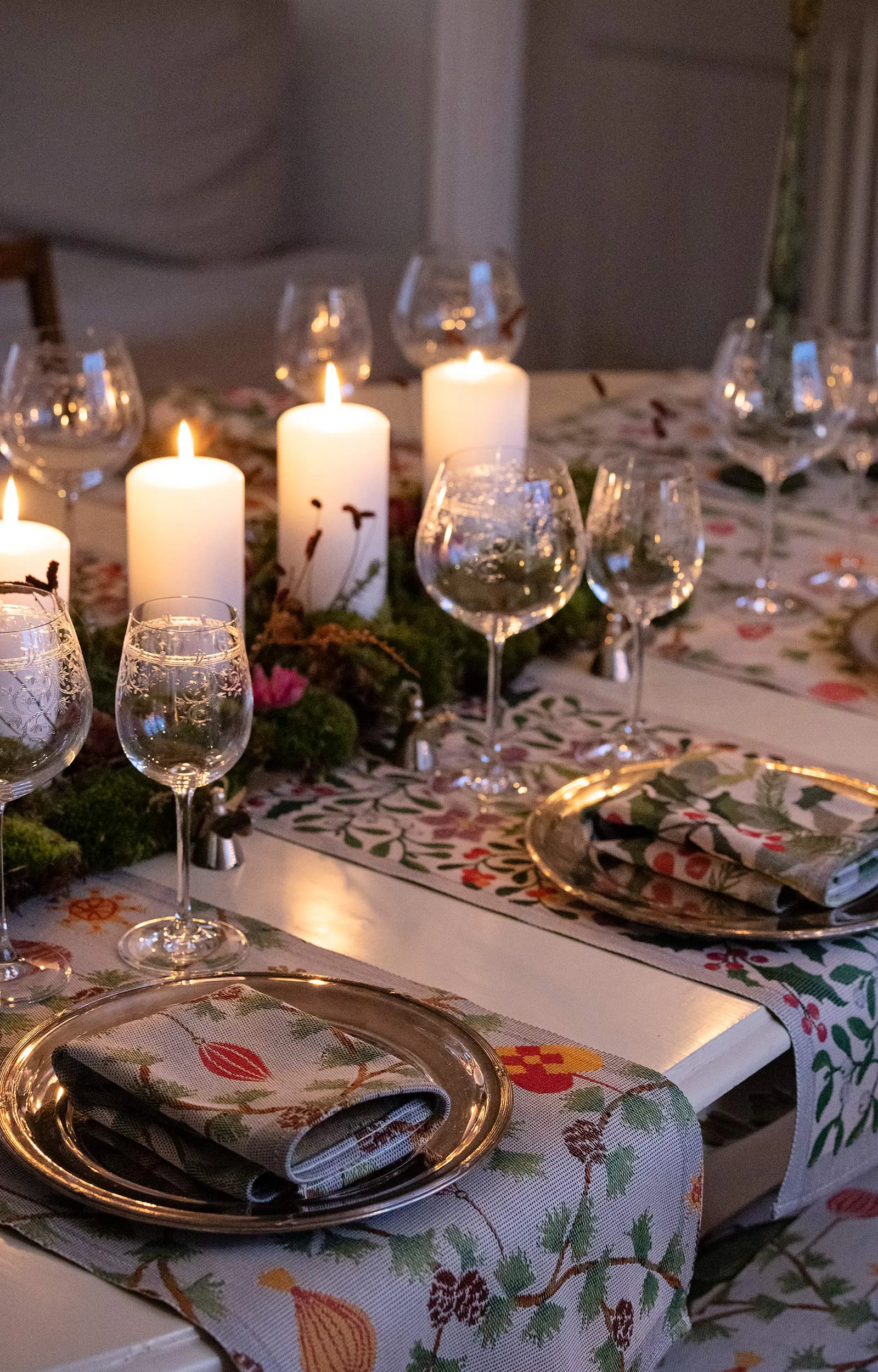 Torchon Mistelkvist 35x50 cm, Multi Ekelund Linneväveri