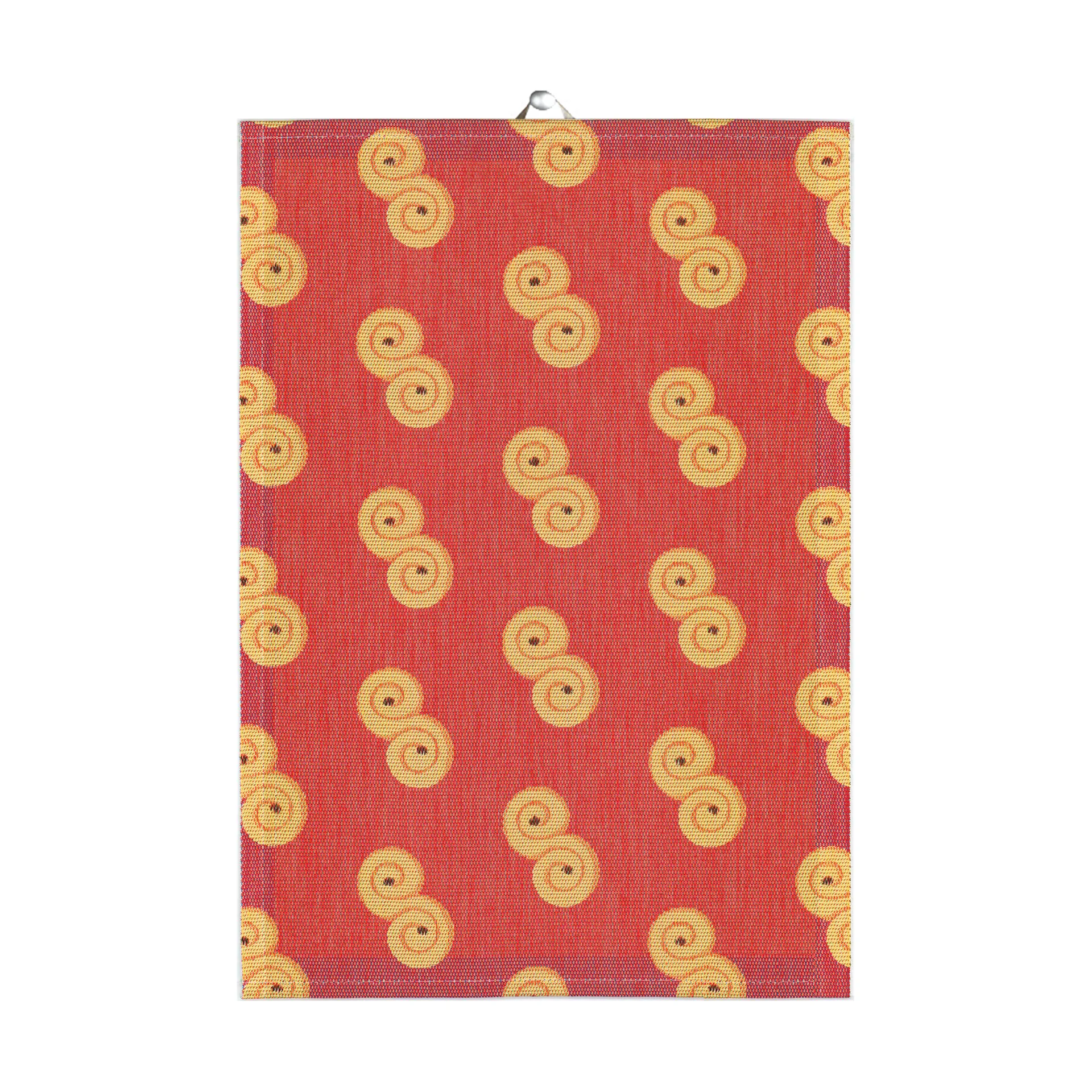 Torchon petits pains au safran, 35x50 cm  Ekelund Linneväveri