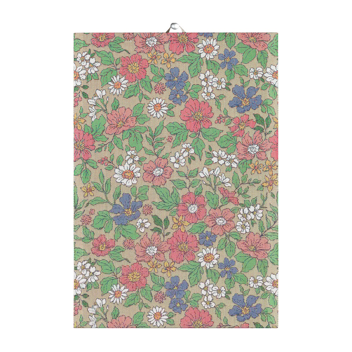 Ekelund Linneväveri Torchon pré fleuri 35x50 cm | Design Scandinave | Torchons | Rose
