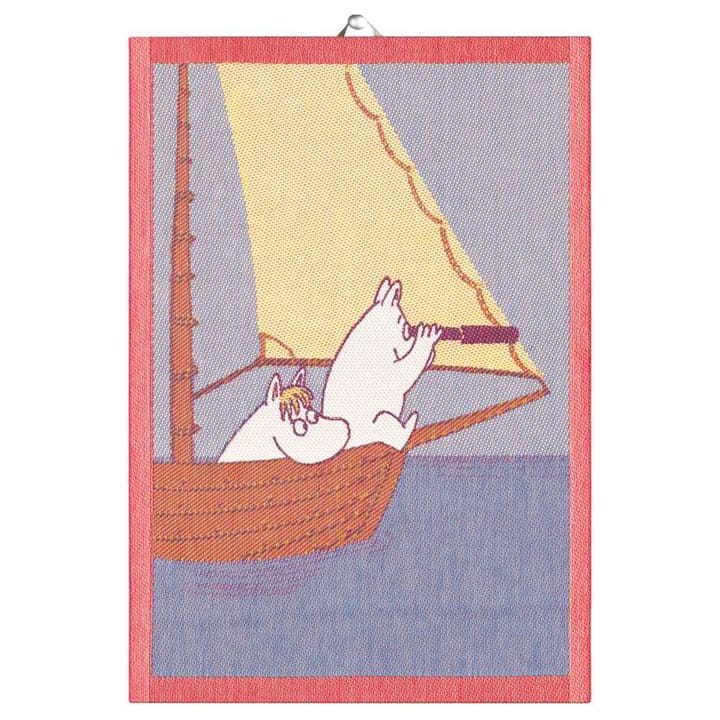 Torchon Sailing 35x50 cm, Bleu Ekelund Linneväveri