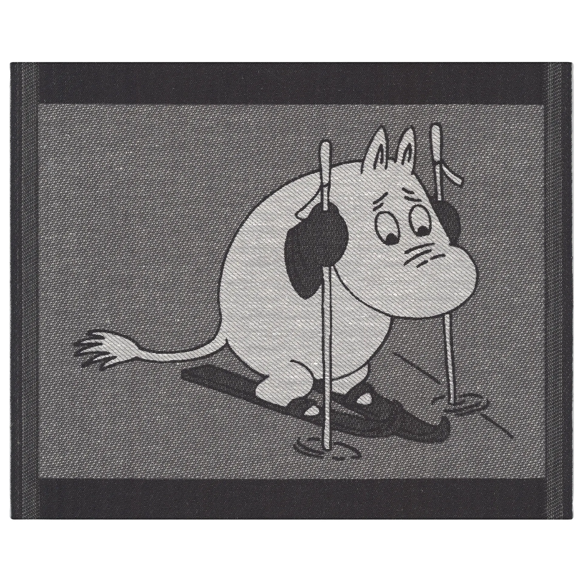 Torchon Skiing 28x35cm, Noir Ekelund Linneväveri