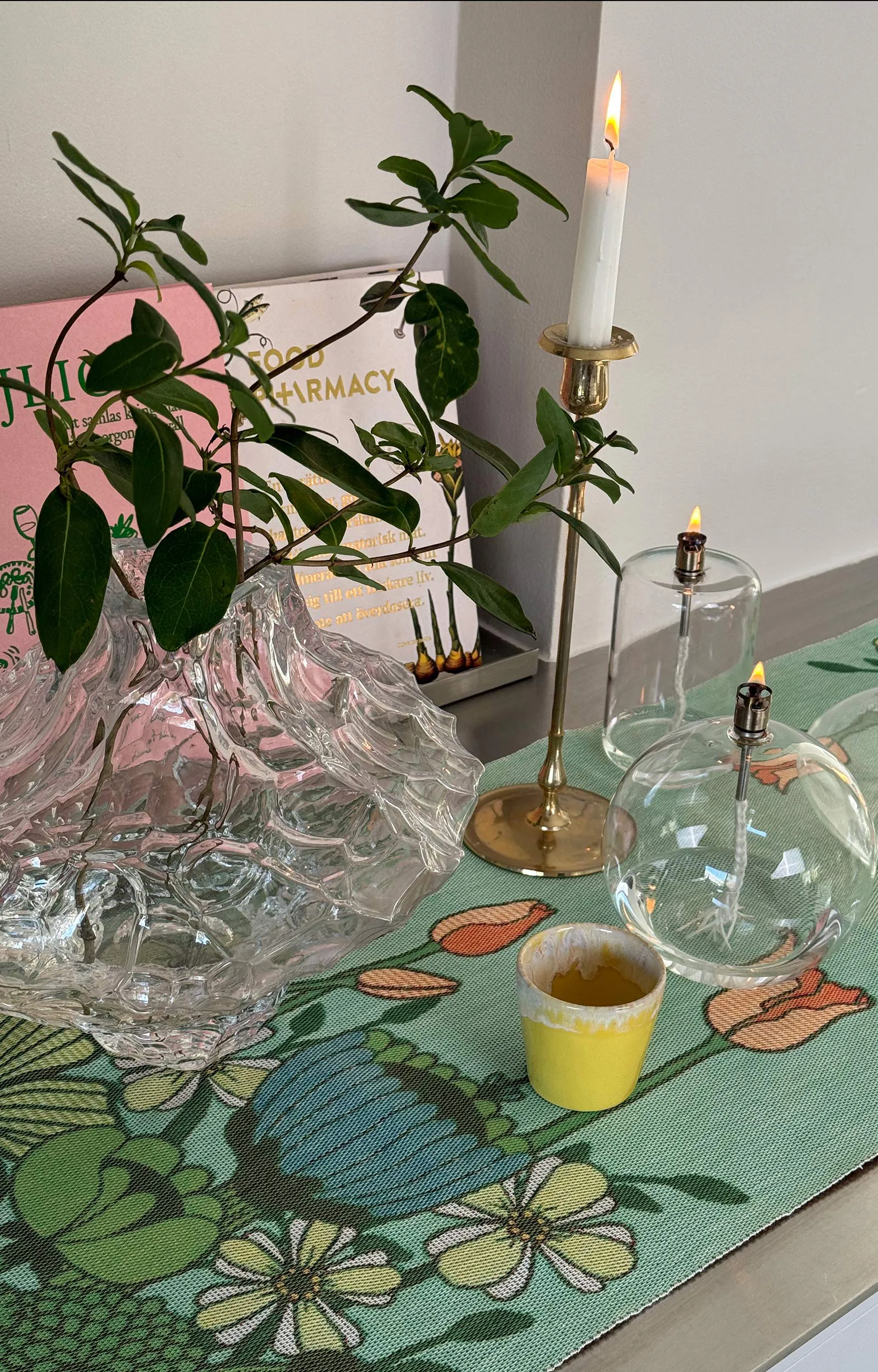 Torchon Soft Green 35x50 cm, Vert Ekelund Linneväveri