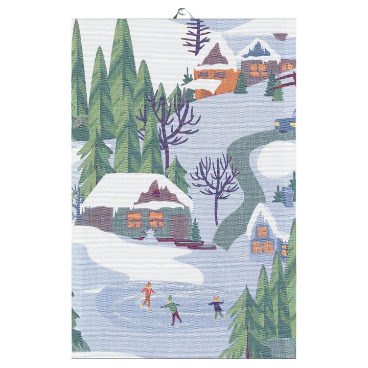 Torchon Vinterliv 40x60 cm - Multi - Ekelund Linneväveri