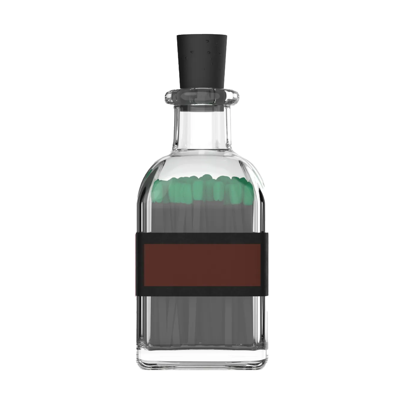 Boîte d'allumettes Lilla Eldstickan avec 60 allumettes, Émeraude Eldstickan