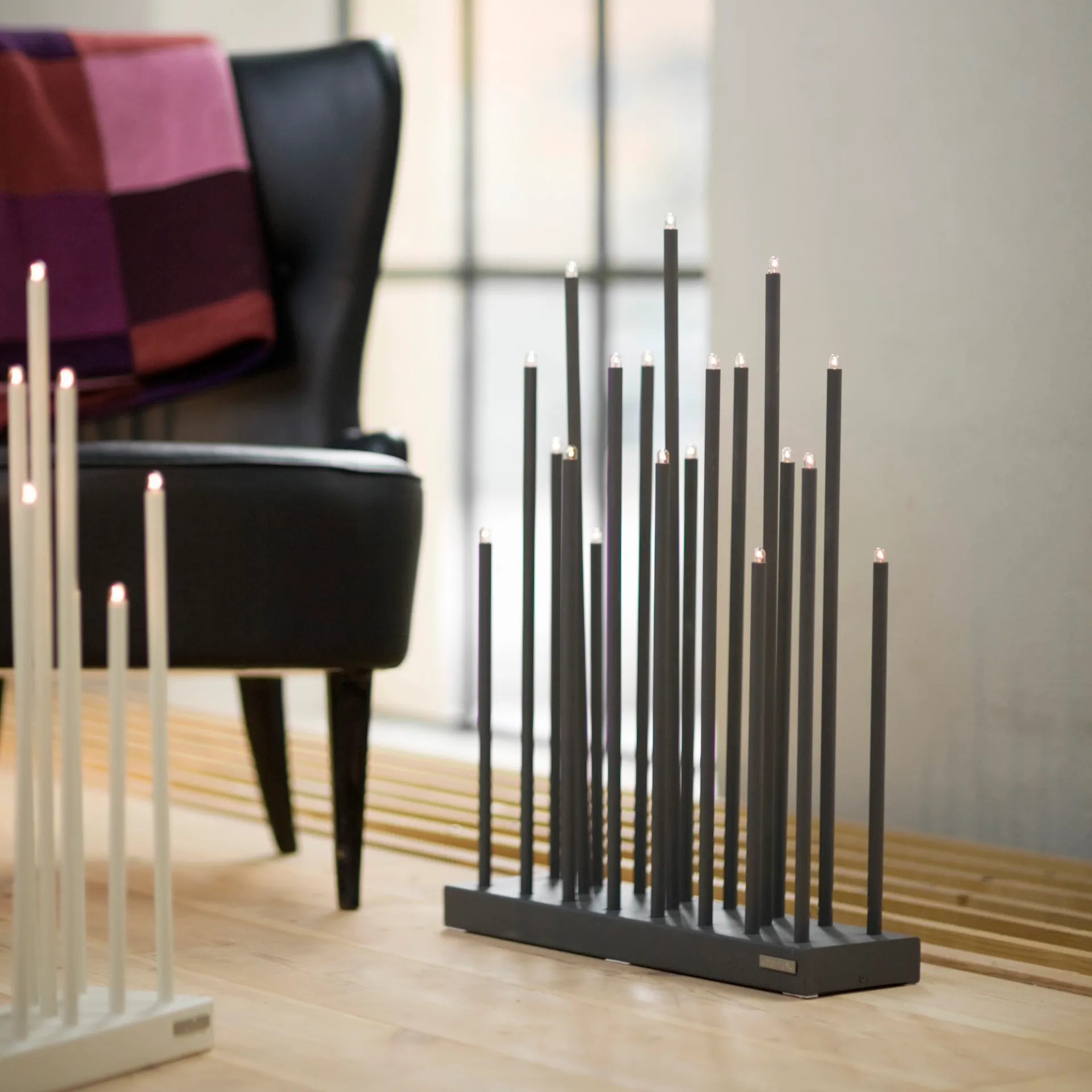 Chandelier Elflugan, Gris anthracite Elflugan