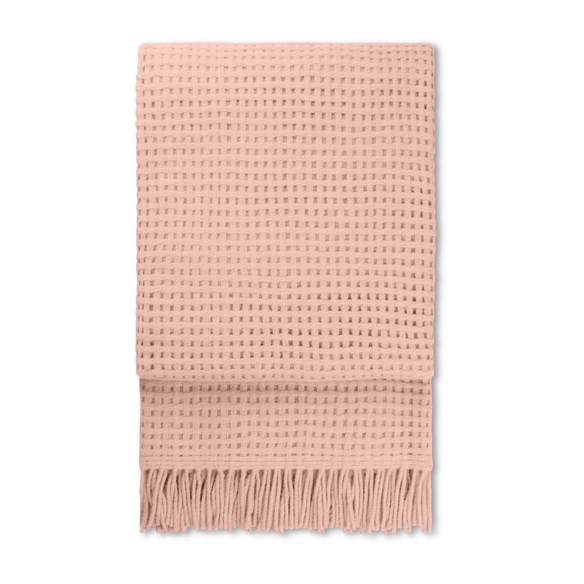 Elvang Denmark Plaid Basket 130x200 cm Nude | Design Scandinave | Plaids & couvertures en laine | Rose