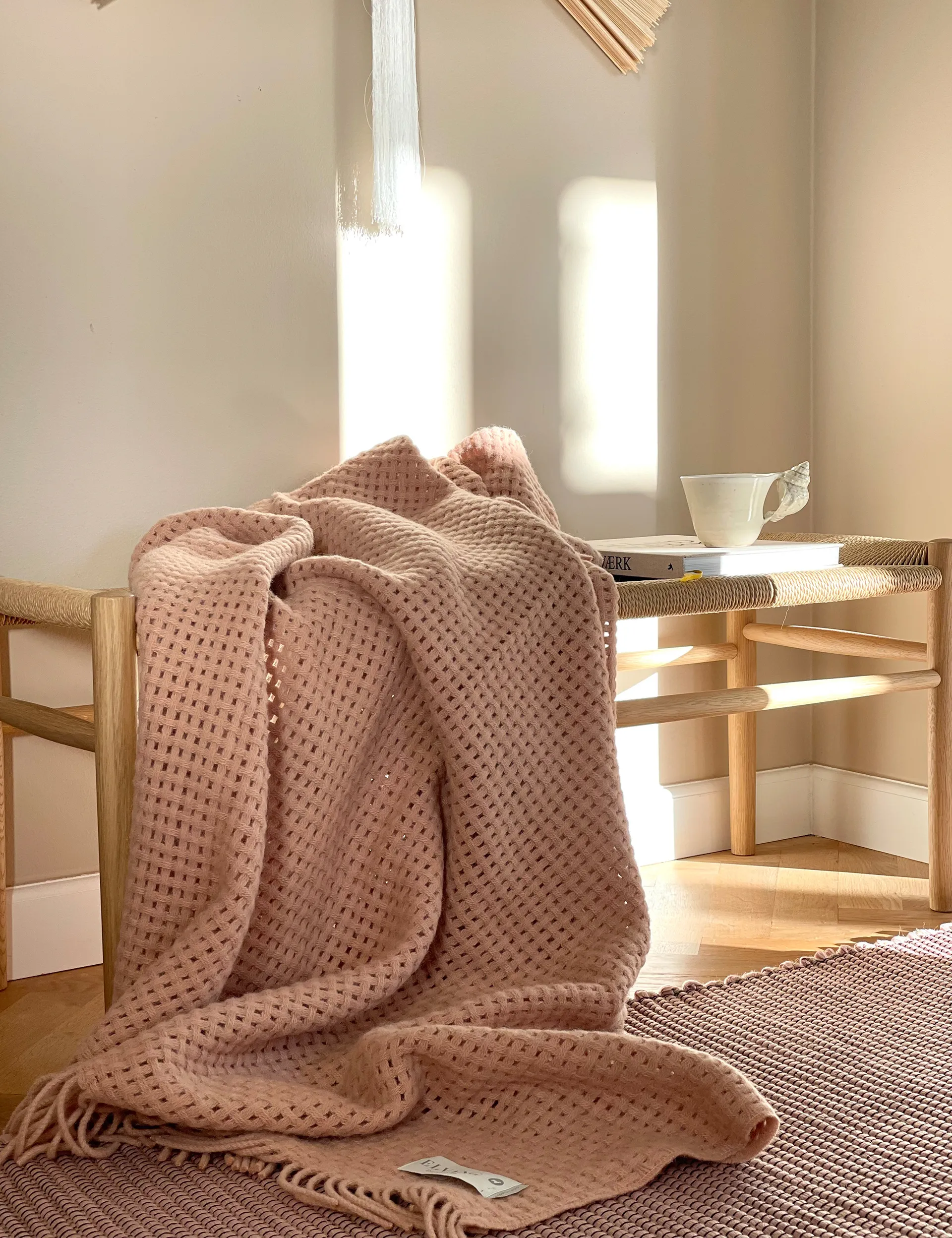 Plaid Basket 130x200 cm, Nude Elvang Denmark