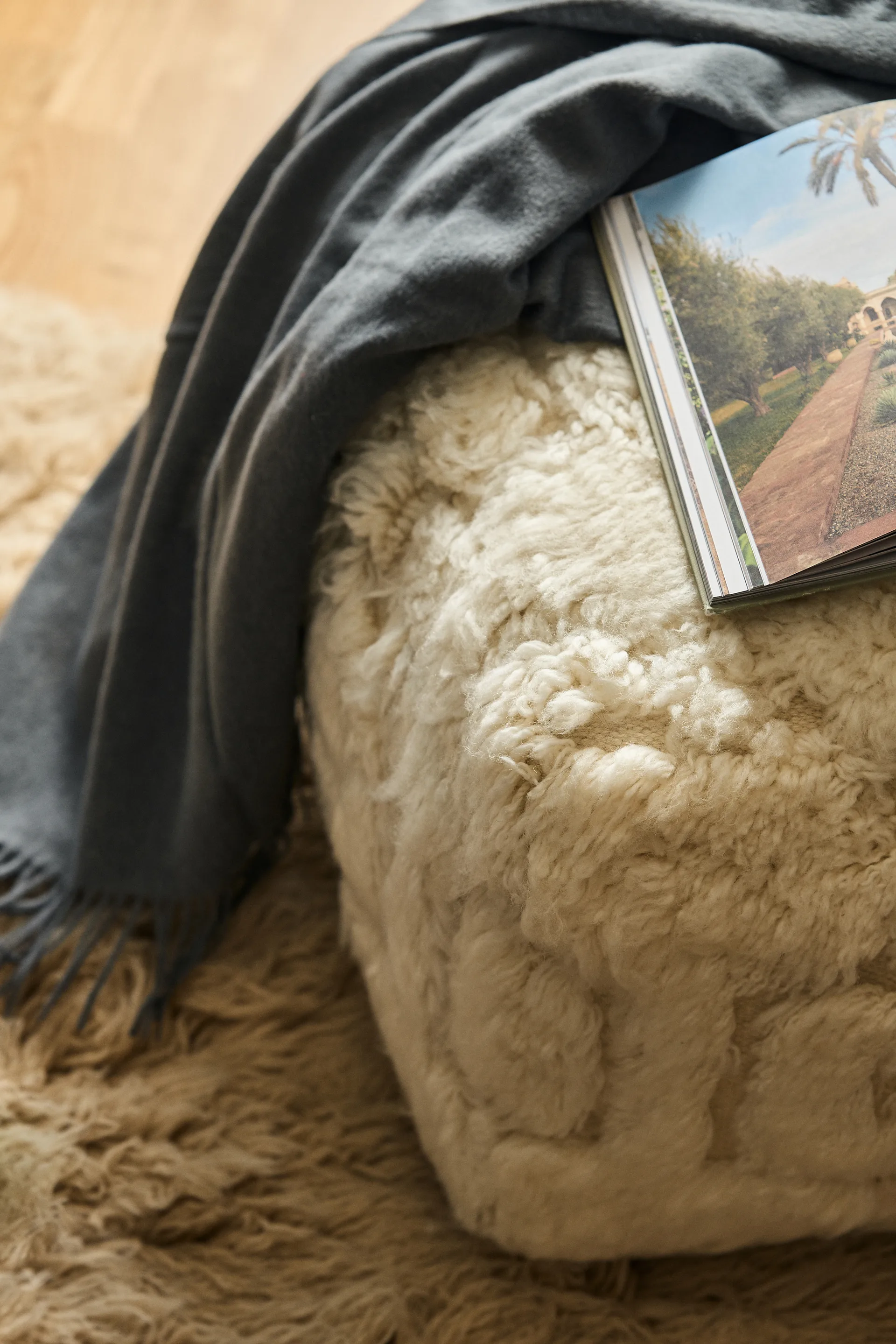 Plaid Elvang Classic, Grey-blue Elvang Denmark