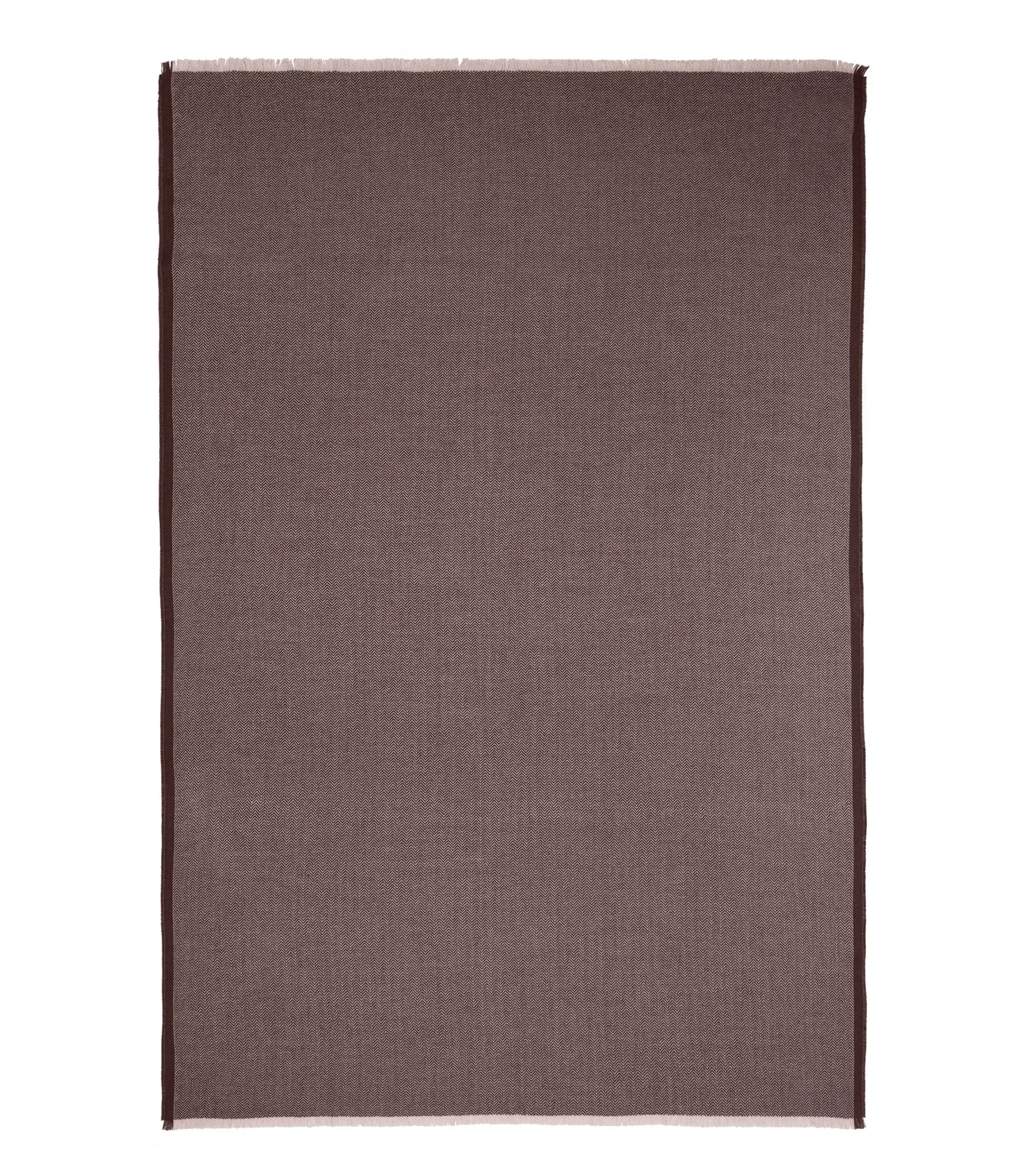 Plaid Herringbone 130x190 cm, Chocolate-beige Elvang Denmark