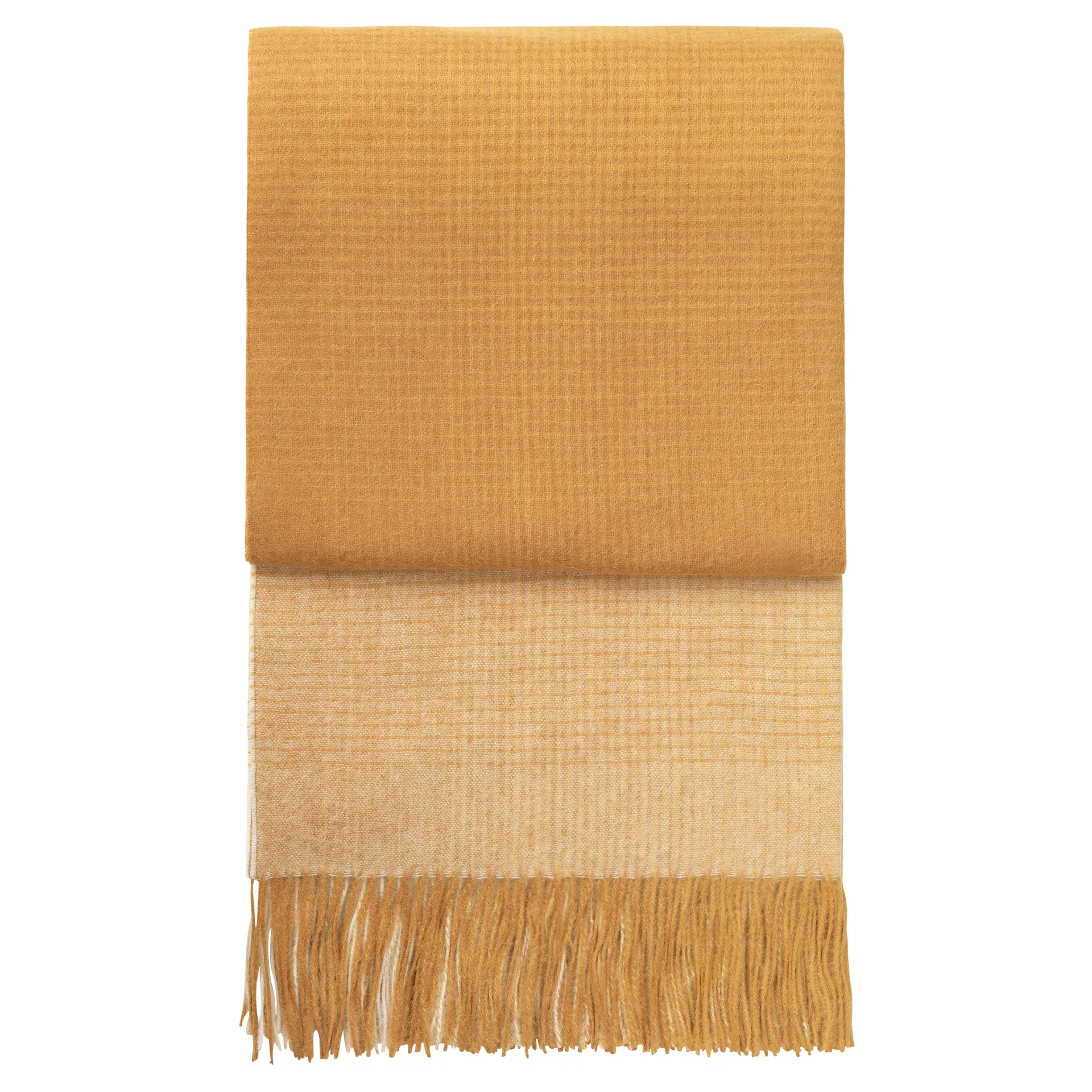 Plaid Horizon, Yellow ocher Elvang Denmark