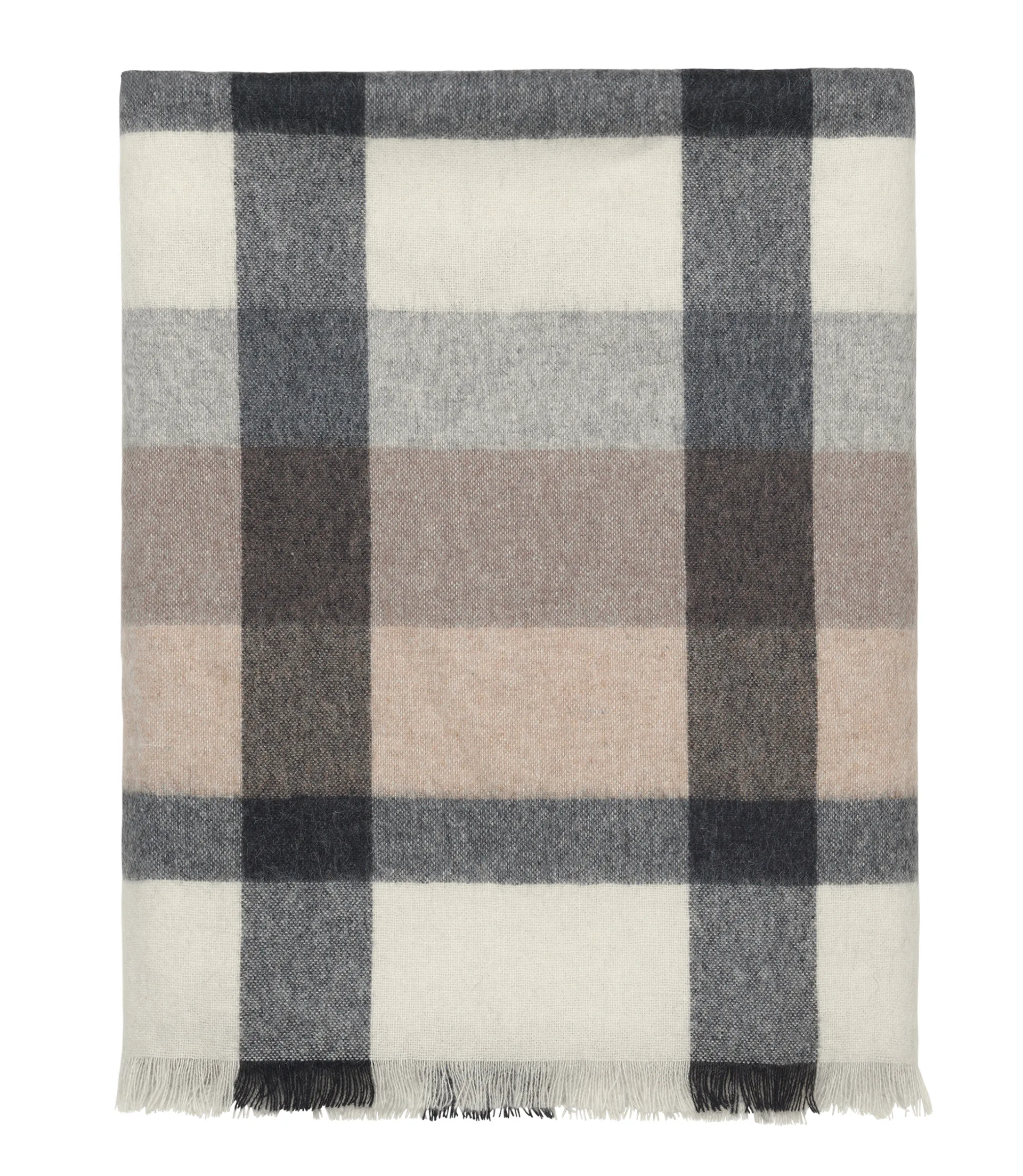 Plaid Intersection 130x190 cm, Camel-grey Elvang Denmark