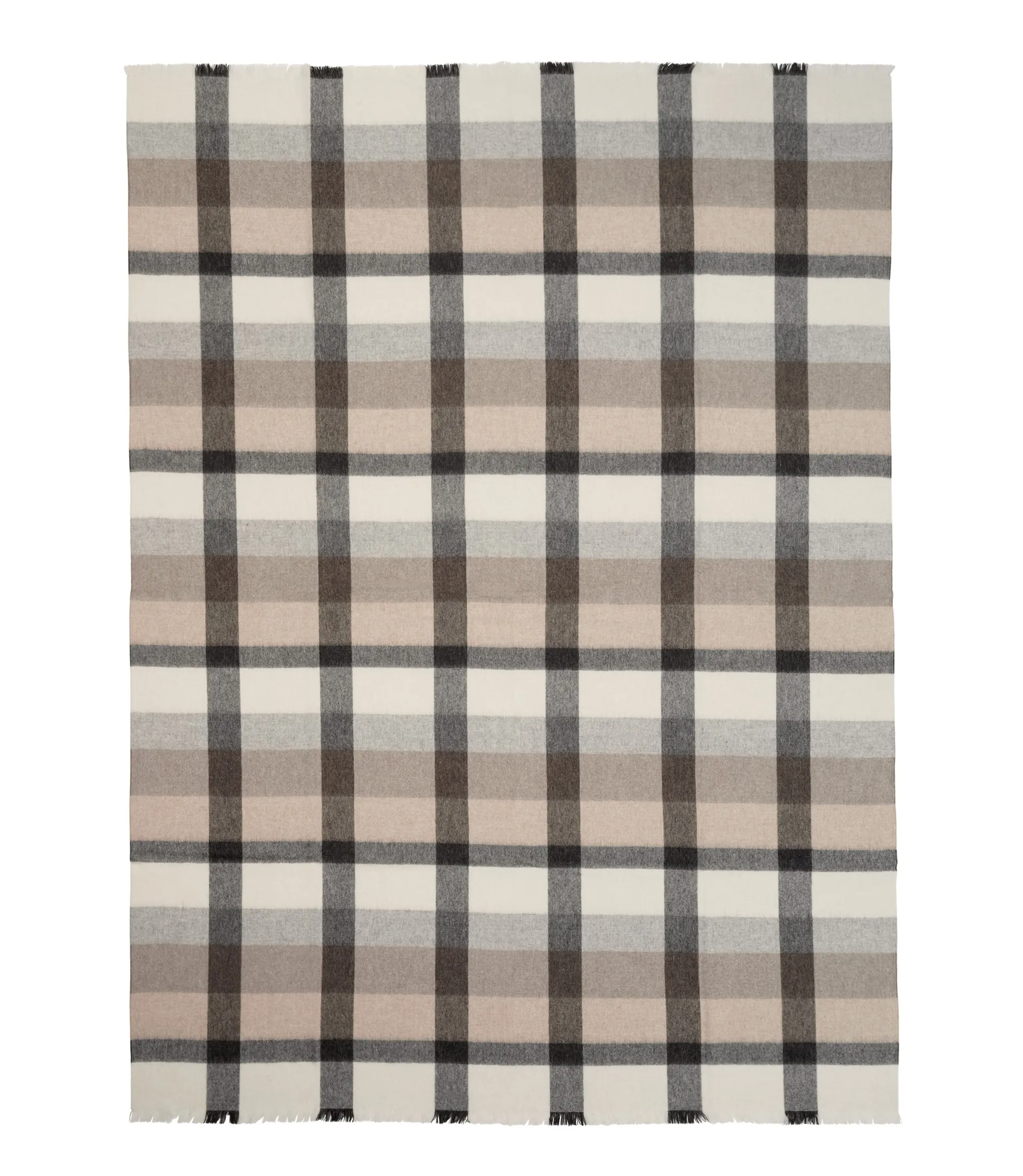Plaid Intersection 130x190 cm, Camel-grey Elvang Denmark