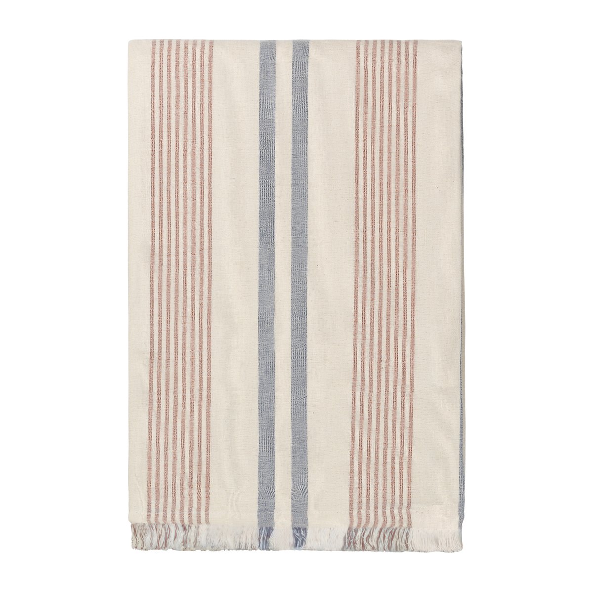 Elvang Denmark Plaid Iris 130x215 cm Blue-Rusty red