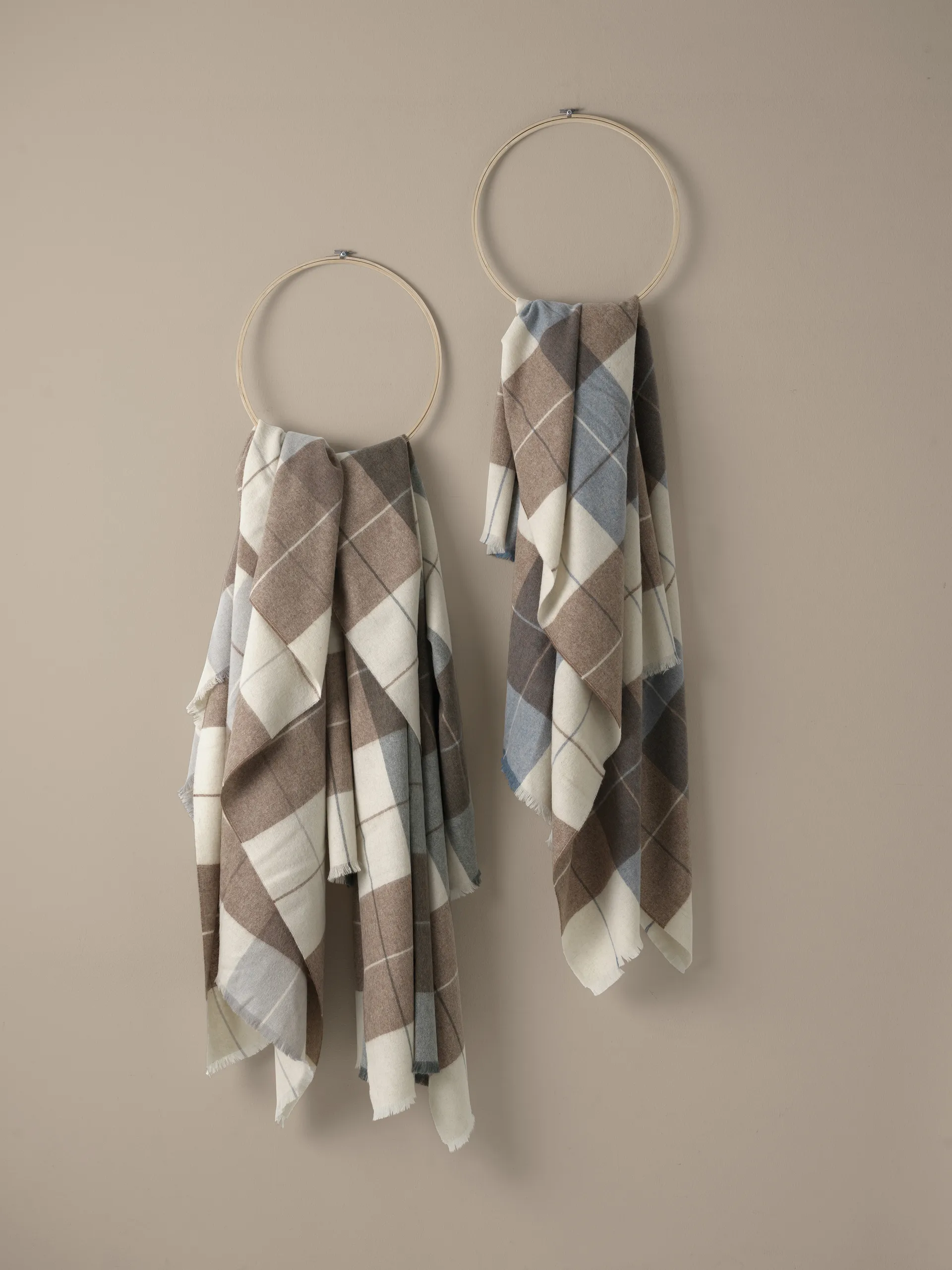 Plaid Scotch 130x190 cm, Camel-Grey Elvang Denmark
