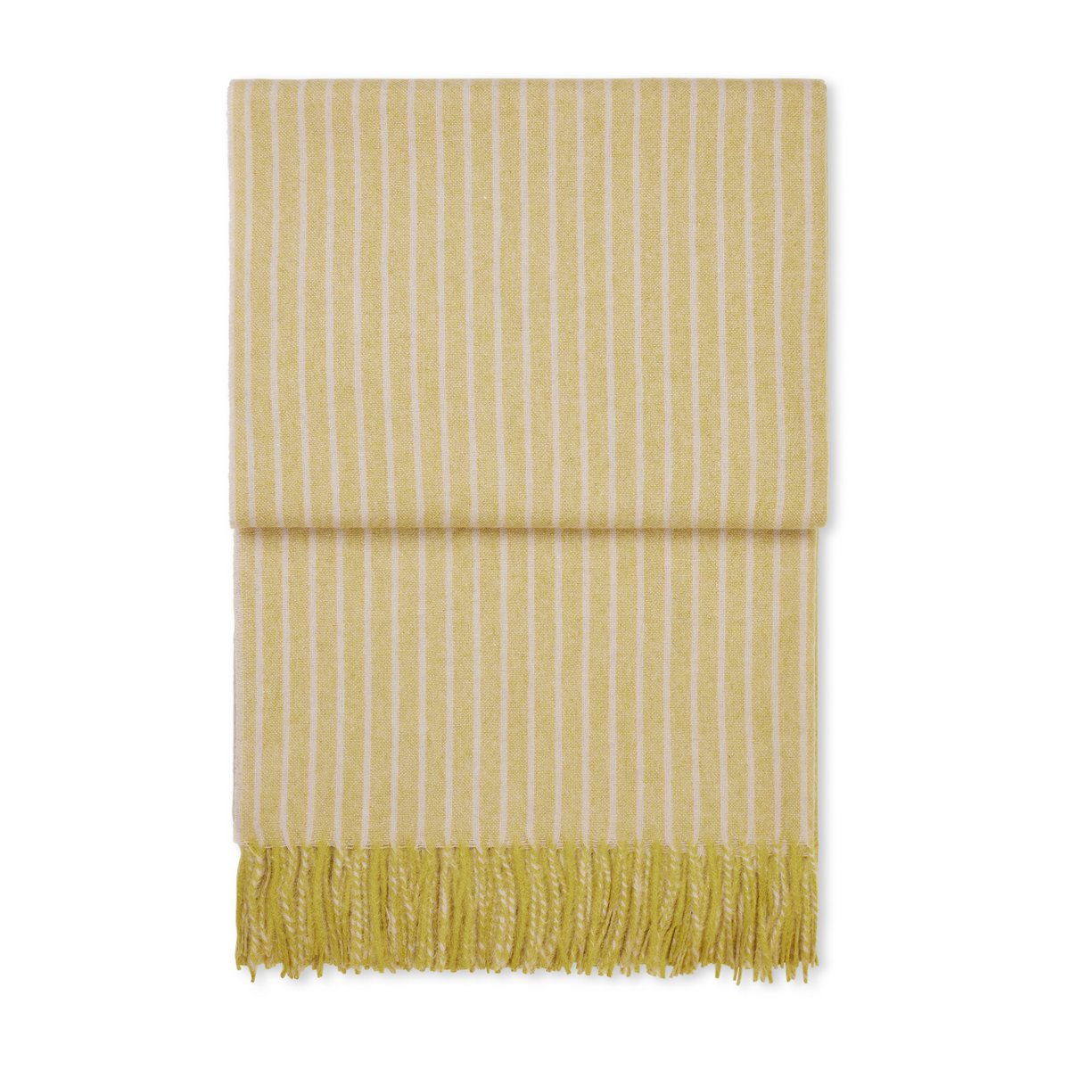 Elvang Denmark Plaid Stripes 130x200 cm Light yellow