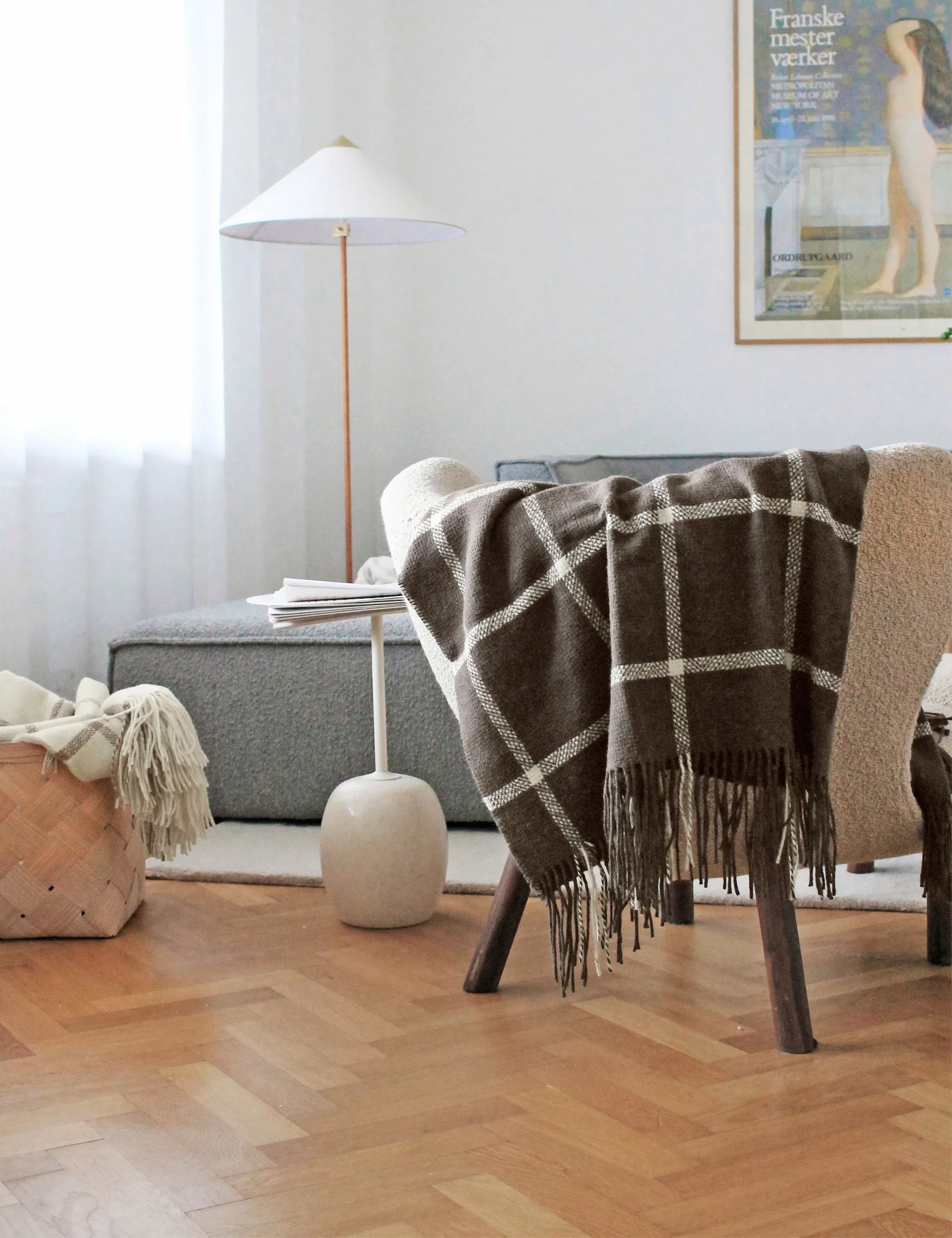 Plaid Tartan 130x190 cm, Mocca Elvang Denmark