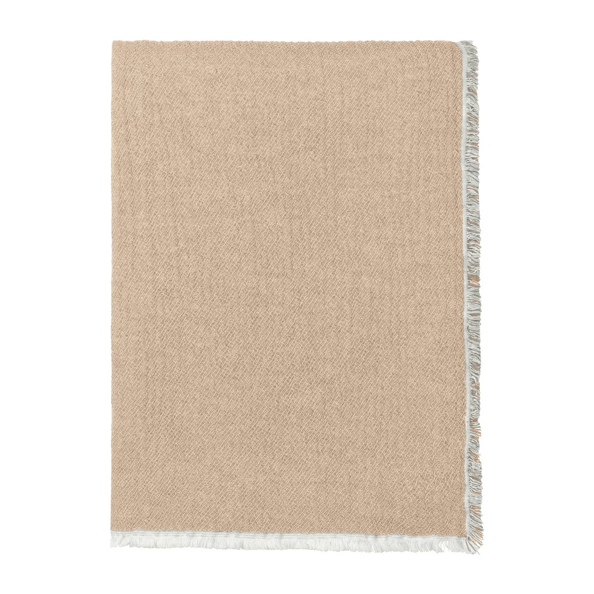 Elvang Denmark Plaid Thyme 130x180 cm beige | Design Scandinave | Plaids & couvertures en coton | Beige