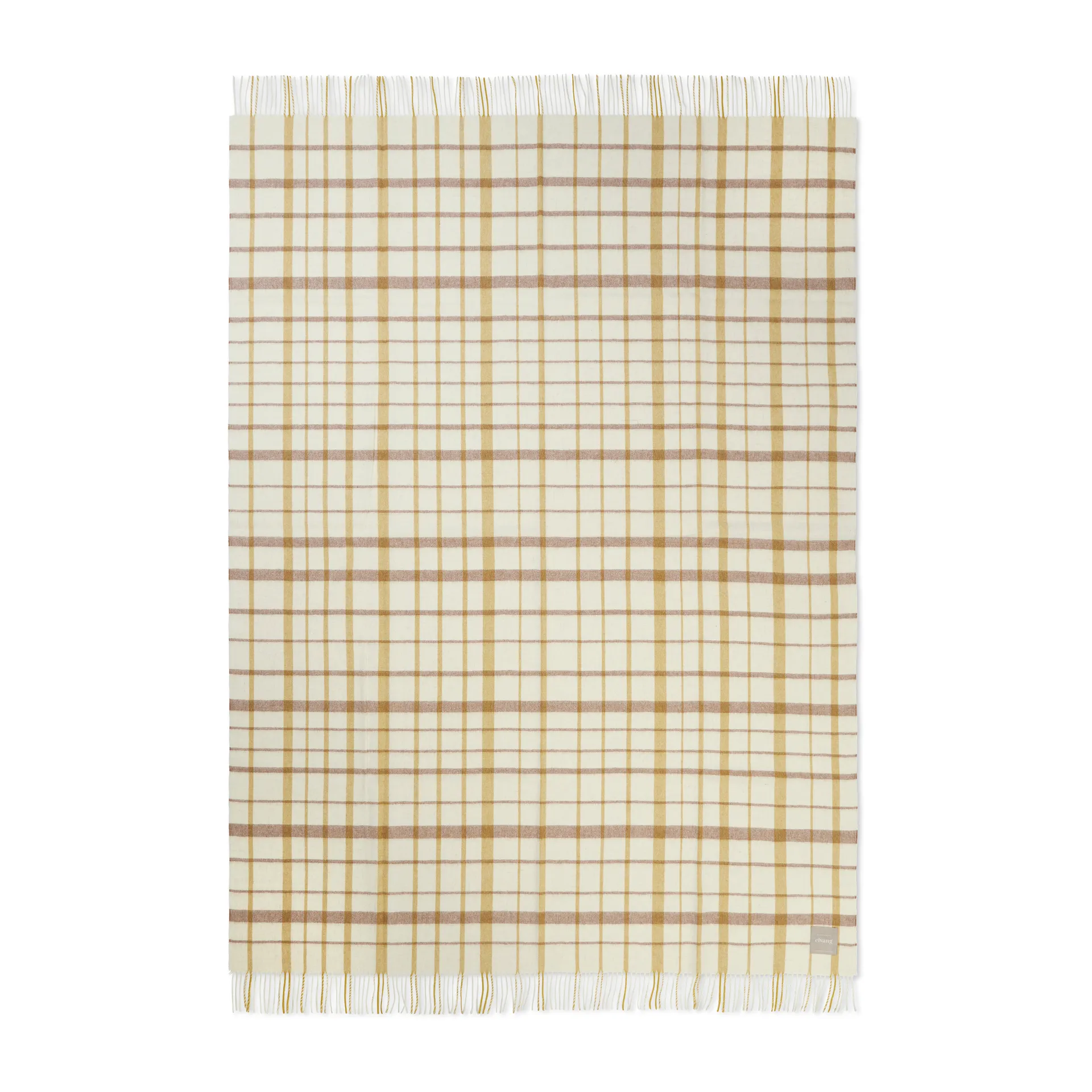 Plaid Tweed 130x200 cm, Light yellow Elvang Denmark