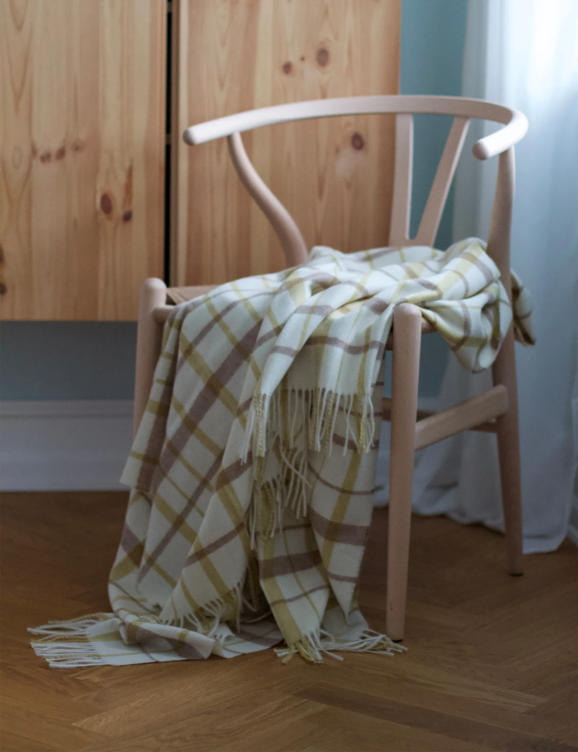 Plaid Tweed 130x200 cm, Light yellow Elvang Denmark