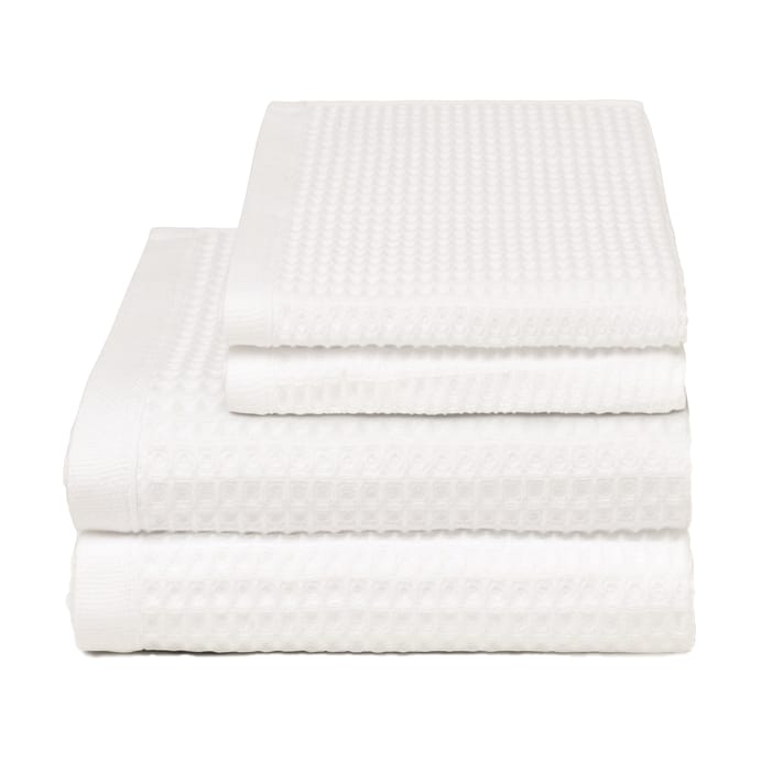 Serviette de bain Waffle 70x140 cm - Ivory - Elvang Denmark