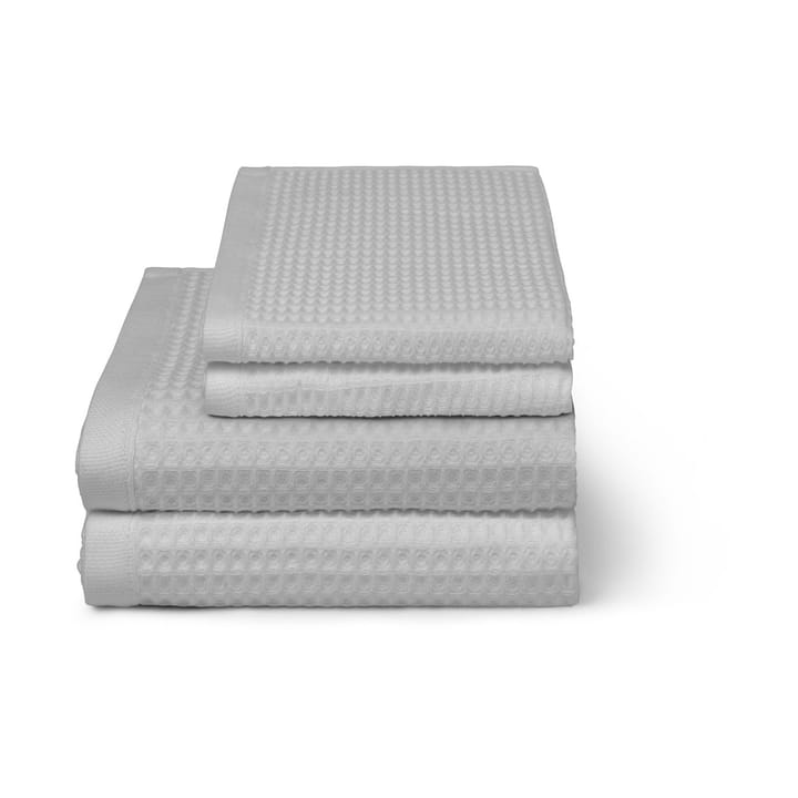 Serviette de bain Waffle 70x140 cm - Light grey - Elvang Denmark