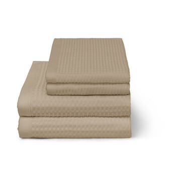 Serviette de bain Waffle 70x140 cm - Taupe - Elvang Denmark